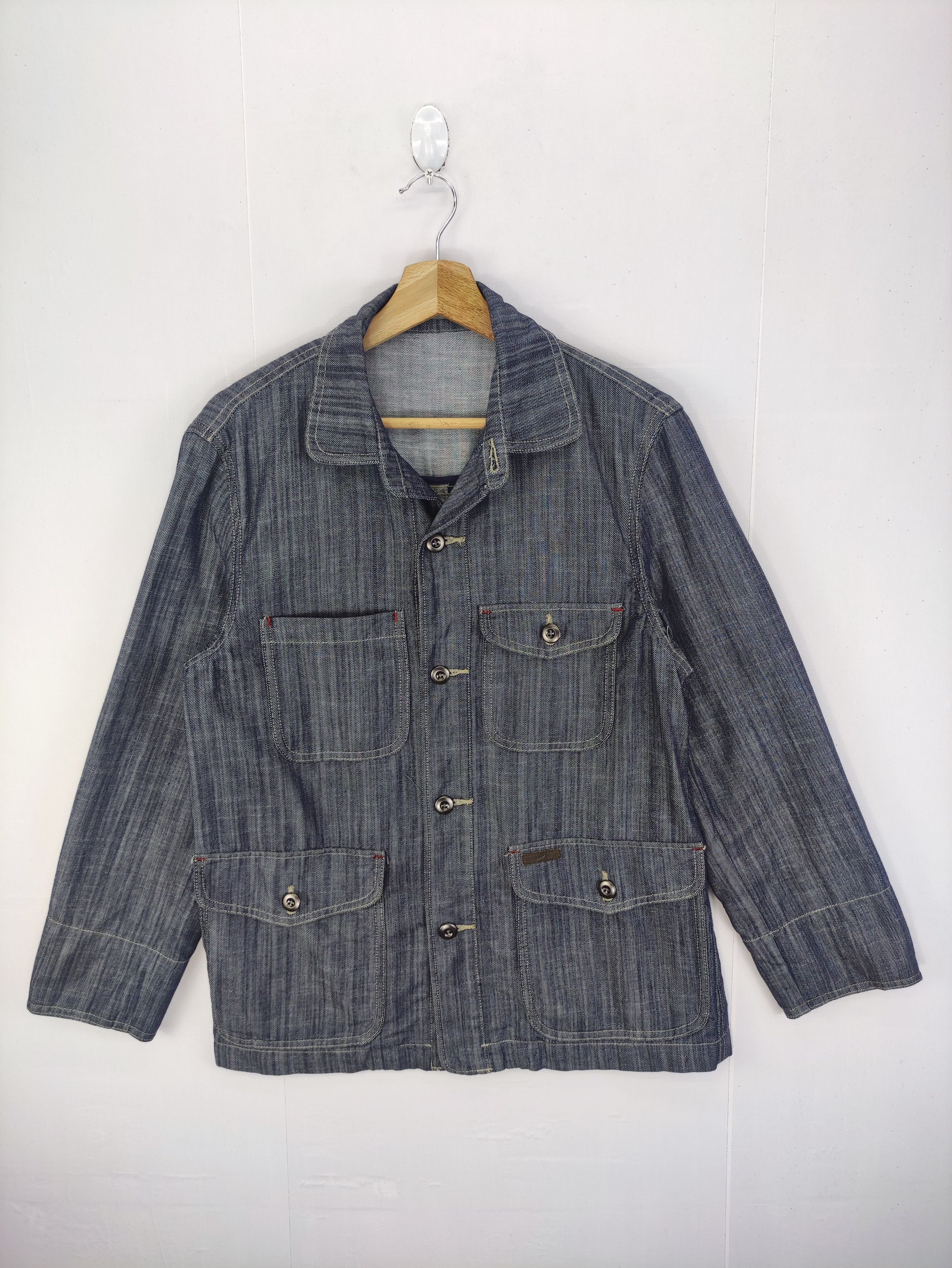 image of Vintage Crocodile Jacket Button Up, Men's (Size Medium)