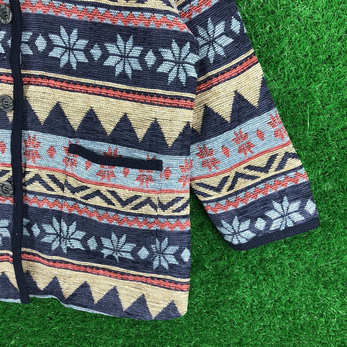 Japanese Brand × Vintage Vintage Navajo Jacket Native Art by Natural Basic Size US L / EU 52-54 / 3 - 3 Thumbnail