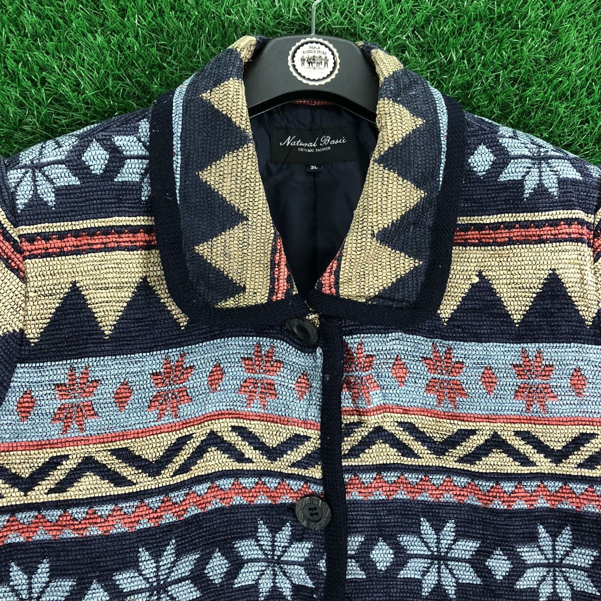 Japanese Brand × Vintage Vintage Navajo Jacket Native Art by Natural Basic Size US L / EU 52-54 / 3 - 7 Thumbnail