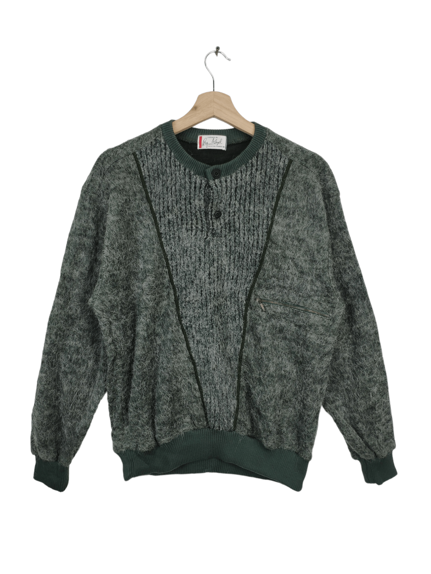 Japanese Brand Vintage Wool Sweater Mohair by Ray Sloyd Size US M / EU 48-50 / 2 - 1 Thumbnail
