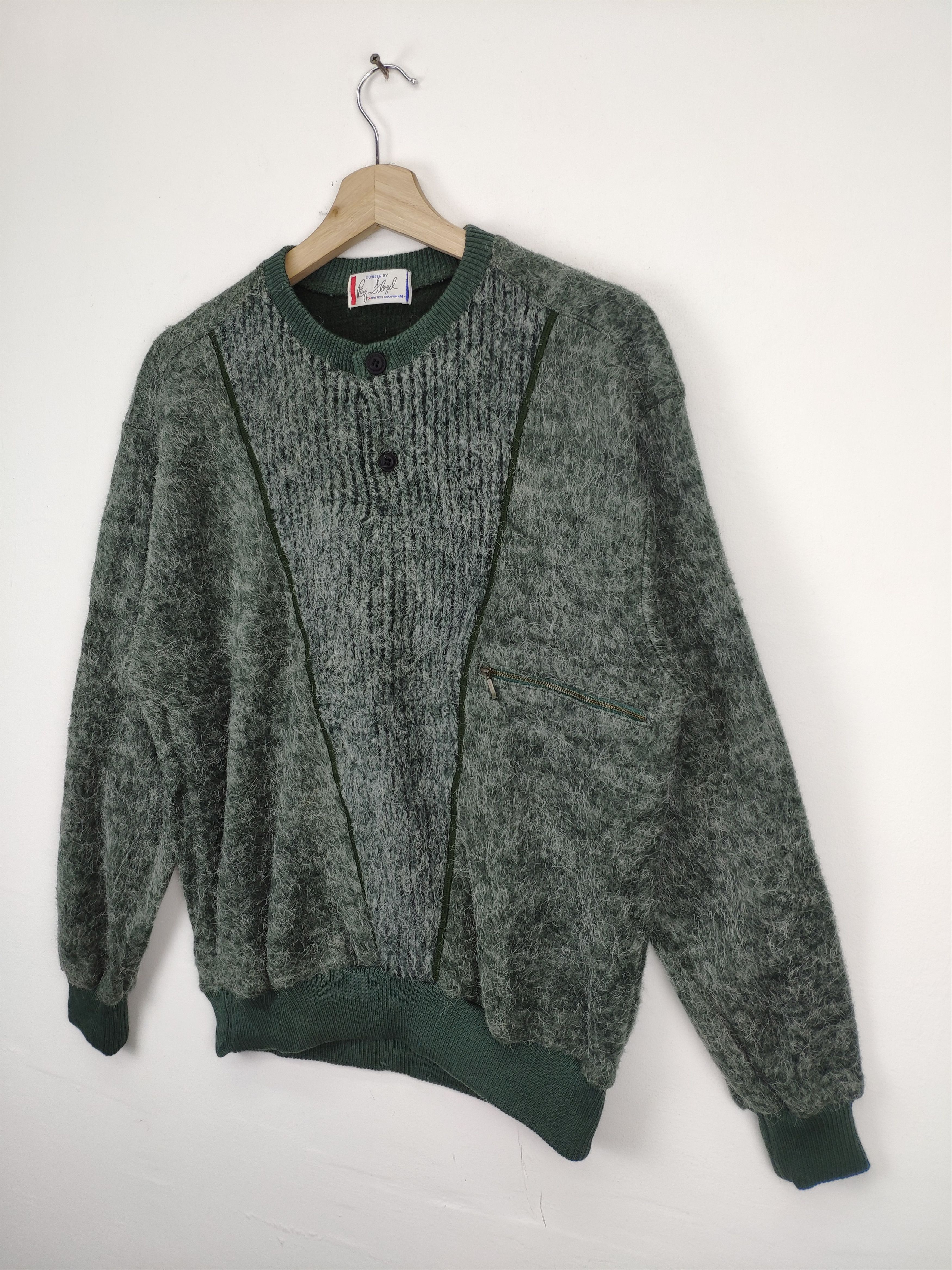 Japanese Brand Vintage Wool Sweater Mohair by Ray Sloyd Size US M / EU 48-50 / 2 - 5 Thumbnail