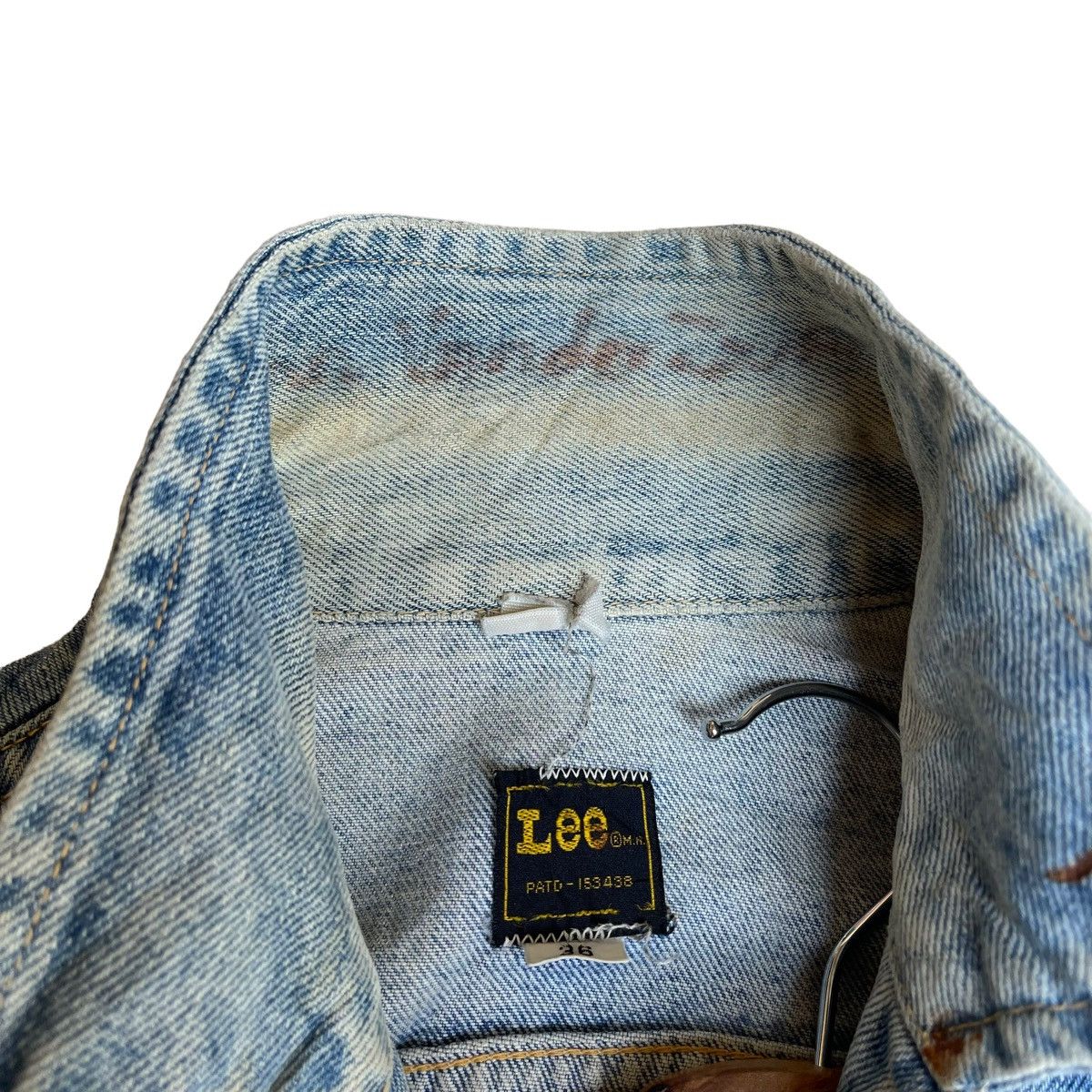 Japanese Brand Vintage Lee Trucker Jacket Denime Jacket Button Stone Wash Size US S / EU 44-46 / 1 - 10 Thumbnail