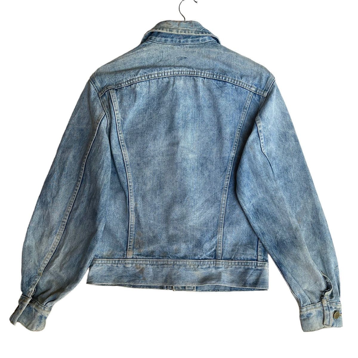 Japanese Brand Vintage Lee Trucker Jacket Denime Jacket Button Stone Wash Size US S / EU 44-46 / 1 - 7 Thumbnail