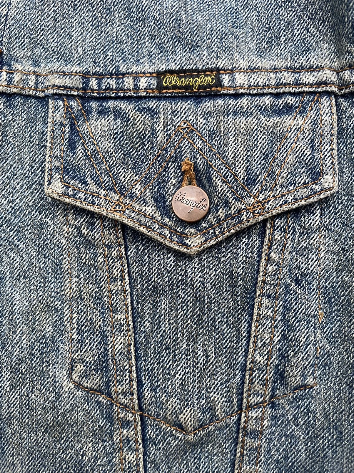Vintage × Wrangler Vintage Wrangler Denim Jacket Size US M / EU 48-50 / 2 - 20 Thumbnail