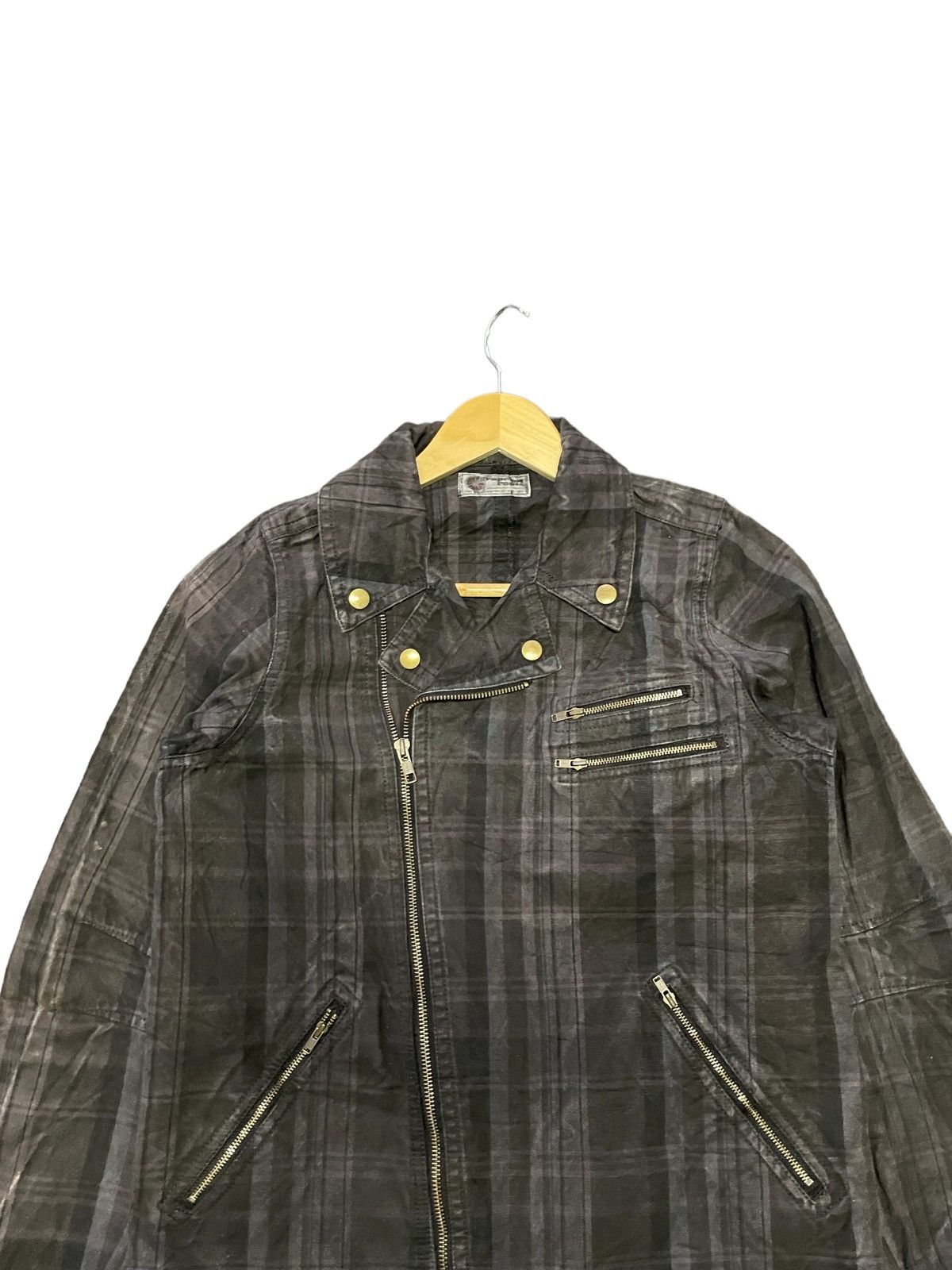 If Six Was Nine Vintage Grapeful Roots Checkered Jacket Size US M / EU 48-50 / 2 - 3 Thumbnail