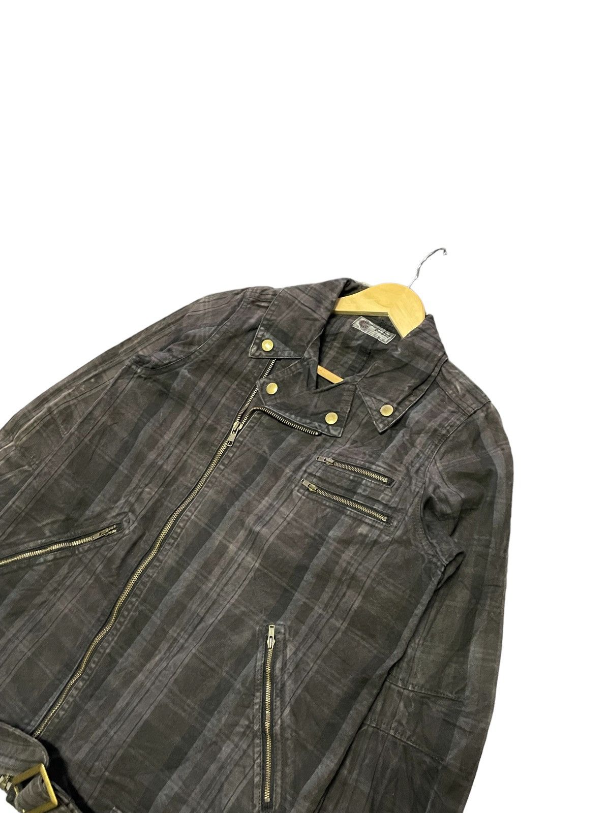 If Six Was Nine Vintage Grapeful Roots Checkered Jacket Size US M / EU 48-50 / 2 - 2 Thumbnail