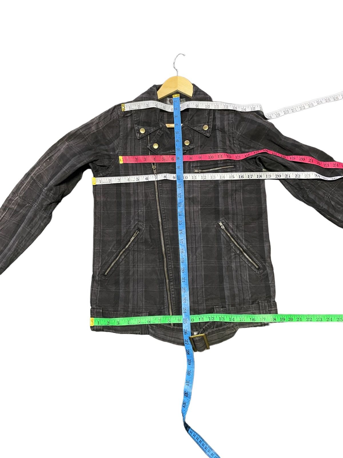 If Six Was Nine Vintage Grapeful Roots Checkered Jacket Size US M / EU 48-50 / 2 - 13 Thumbnail