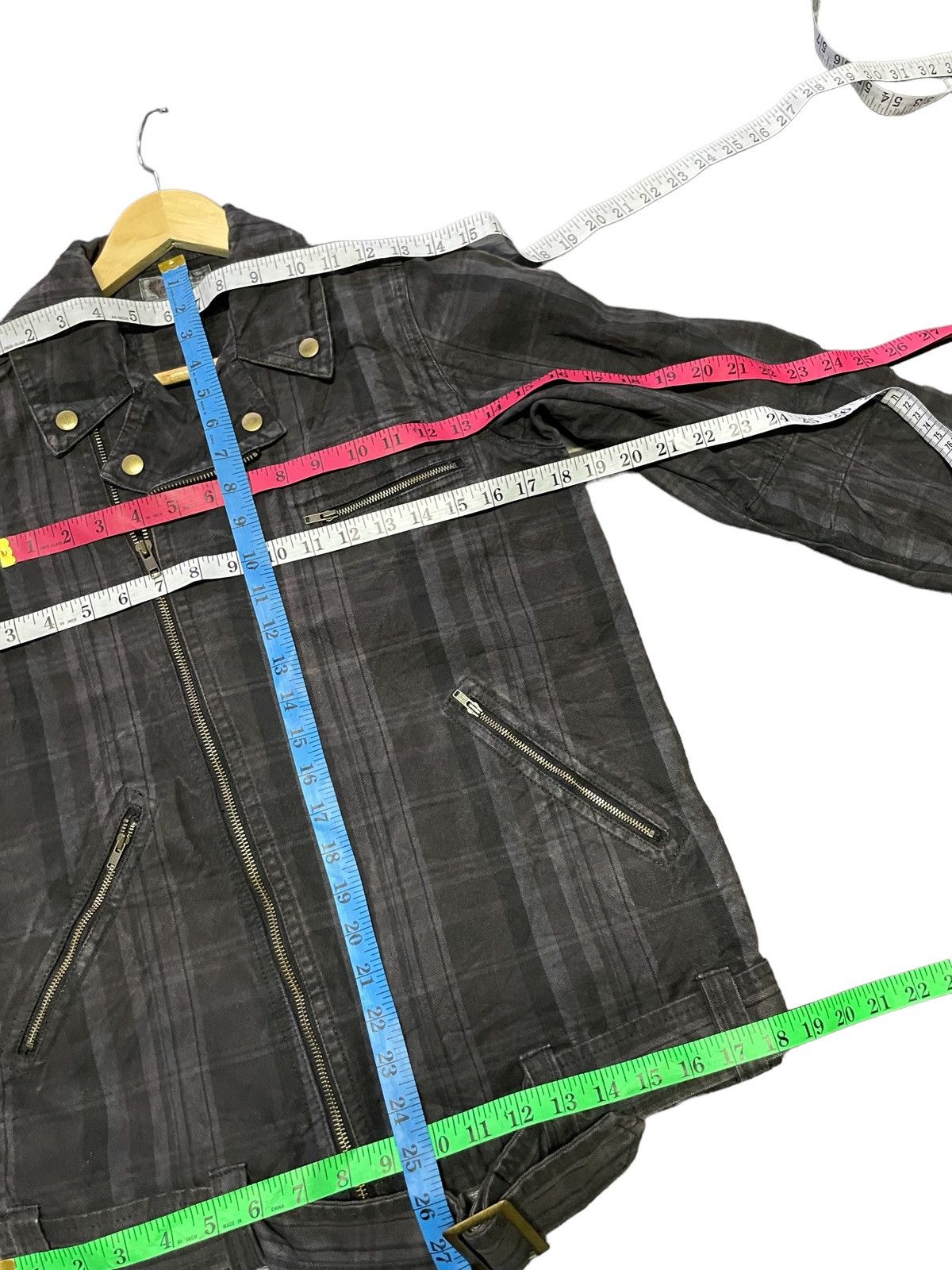 If Six Was Nine Vintage Grapeful Roots Checkered Jacket Size US M / EU 48-50 / 2 - 14 Thumbnail