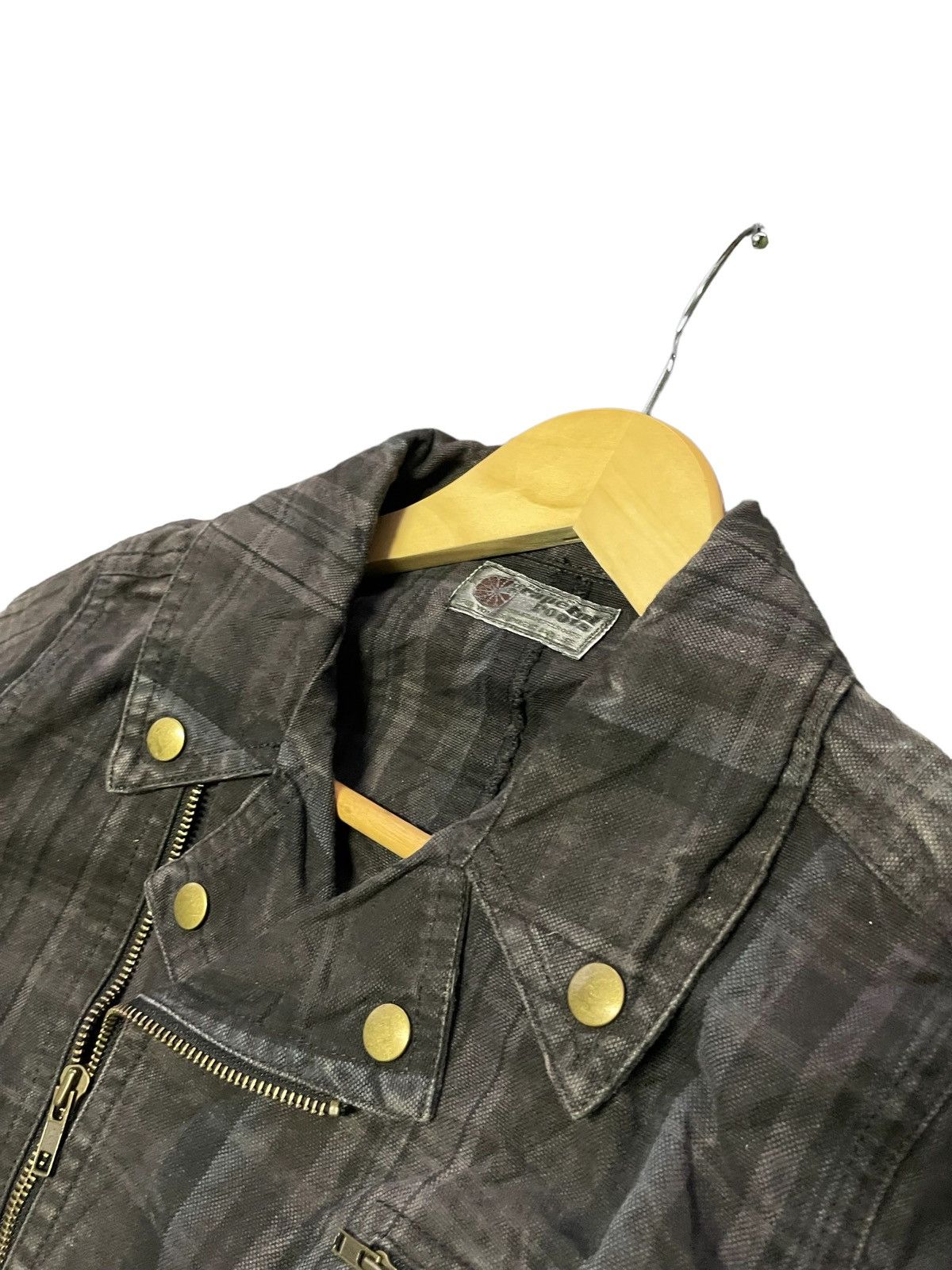 If Six Was Nine Vintage Grapeful Roots Checkered Jacket Size US M / EU 48-50 / 2 - 5 Thumbnail