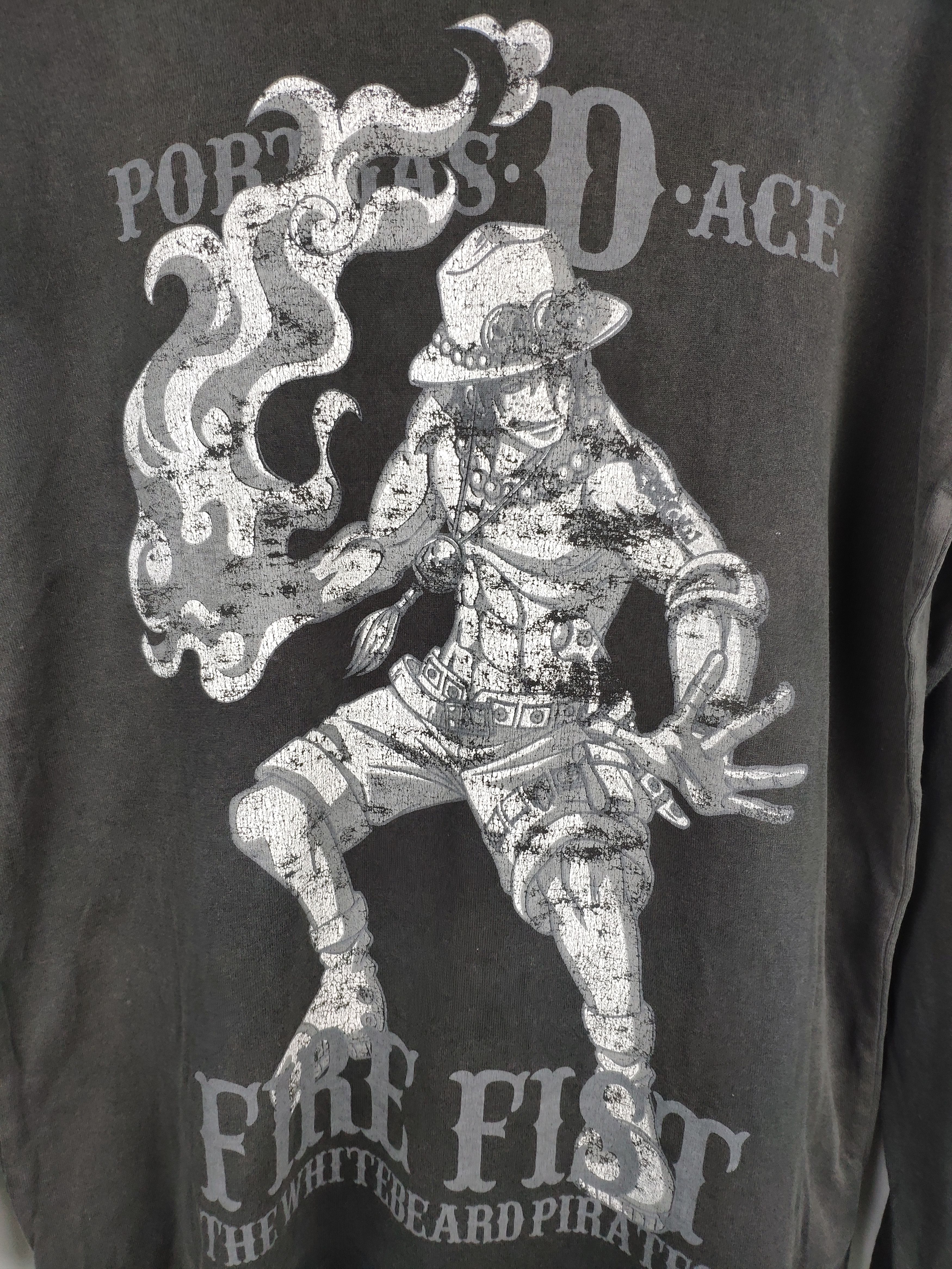 Anime × Japanese Brand × One Piece Vintage One Piece Shirt Long Sleeve Sunfaded Size US M / EU 48-50 / 2 - 2 Thumbnail
