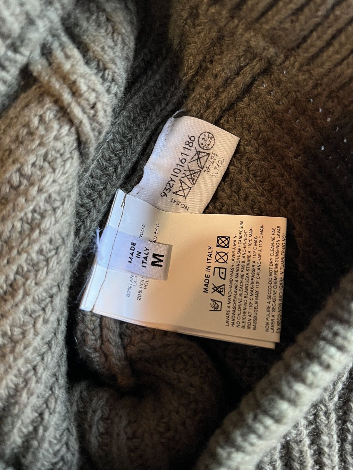 Maison Margiela Margiela AW04 military balaclava Size ONE SIZE - 4 Thumbnail