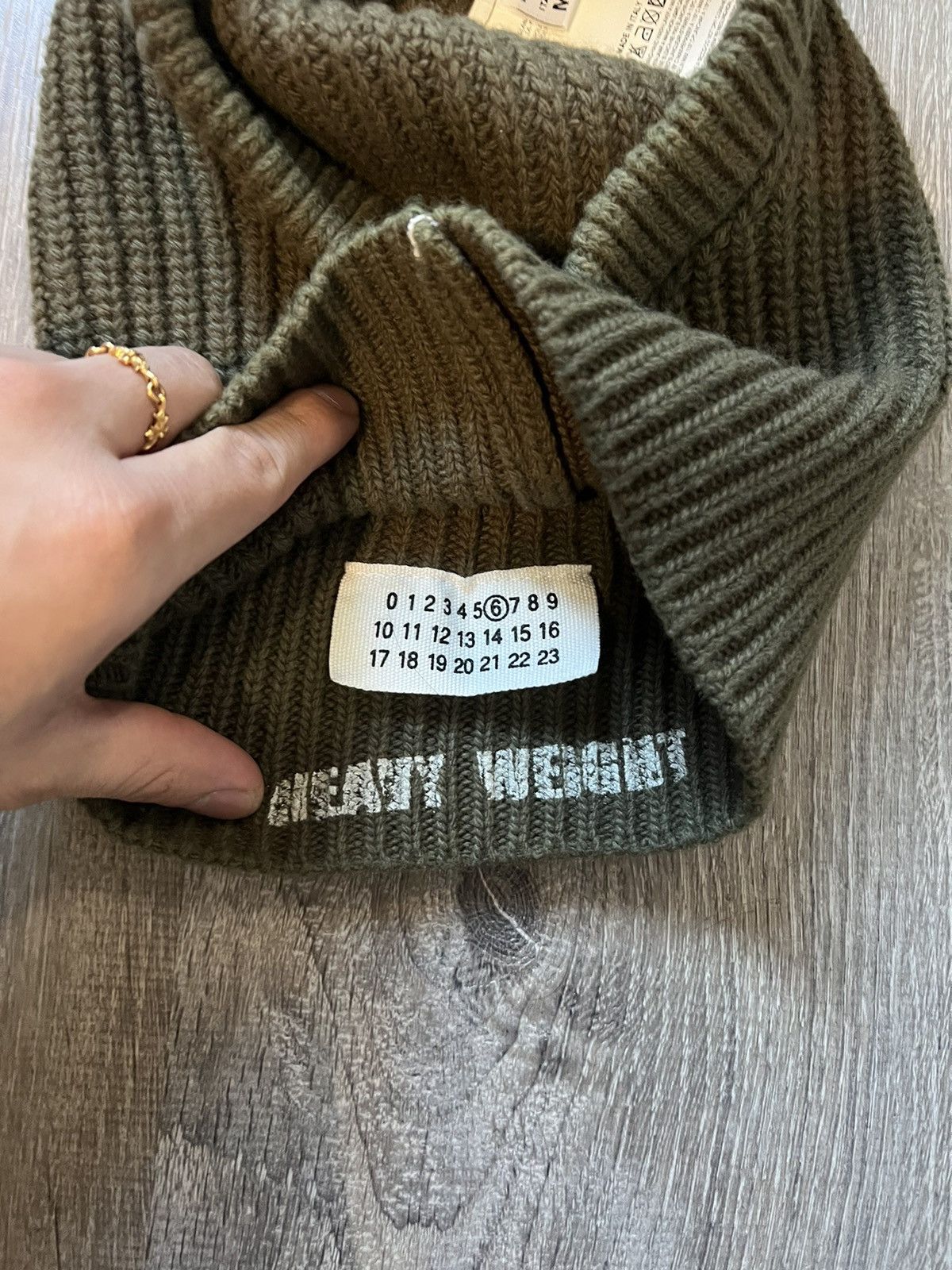 Maison Margiela Margiela AW04 military balaclava Size ONE SIZE - 3 Thumbnail