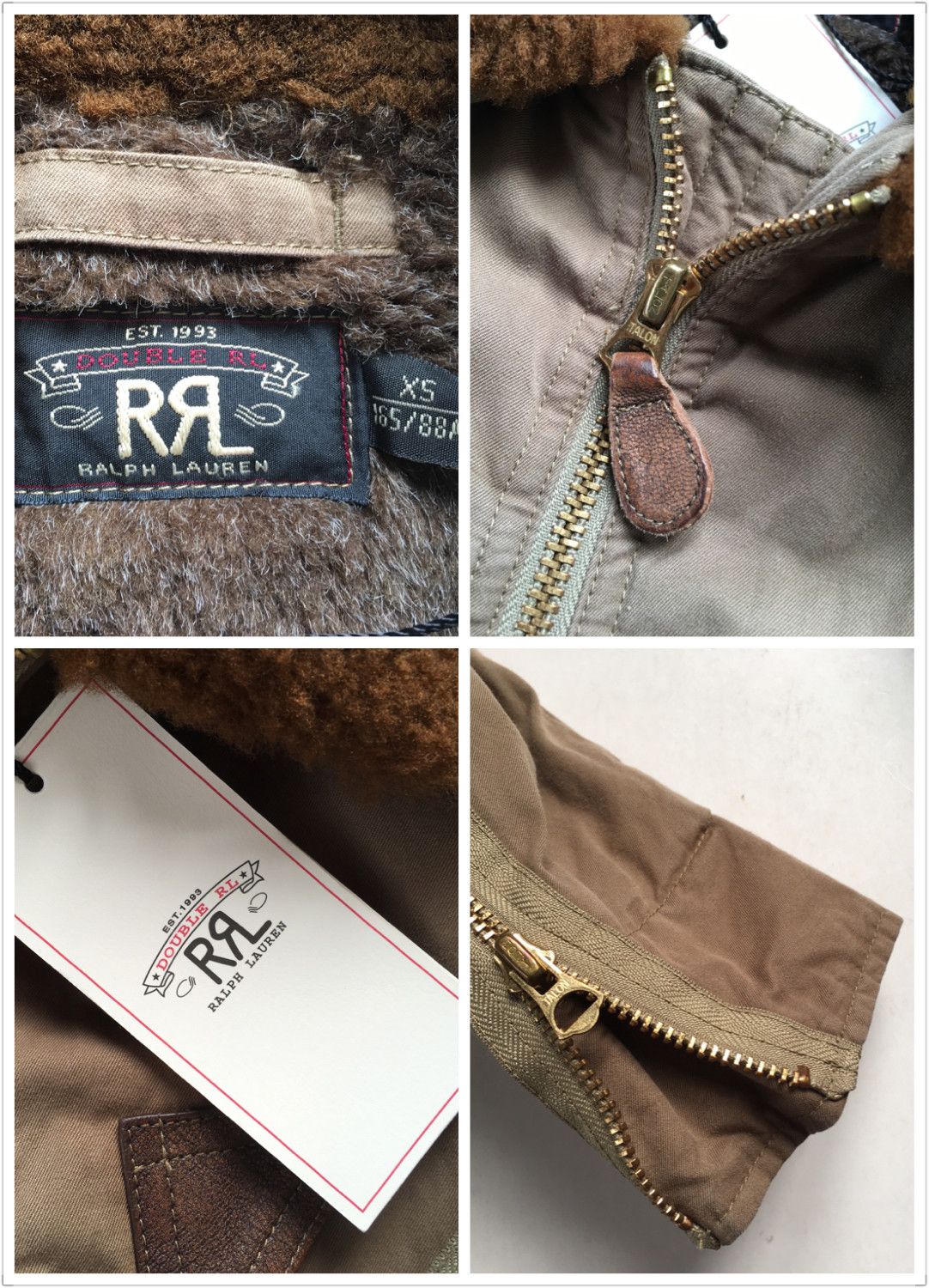 Ralph Lauren Double RL RRL G1 A2 Bomber Military Jacket The Real McCoys Size US XS / EU 42 / 0 - 12 Thumbnail