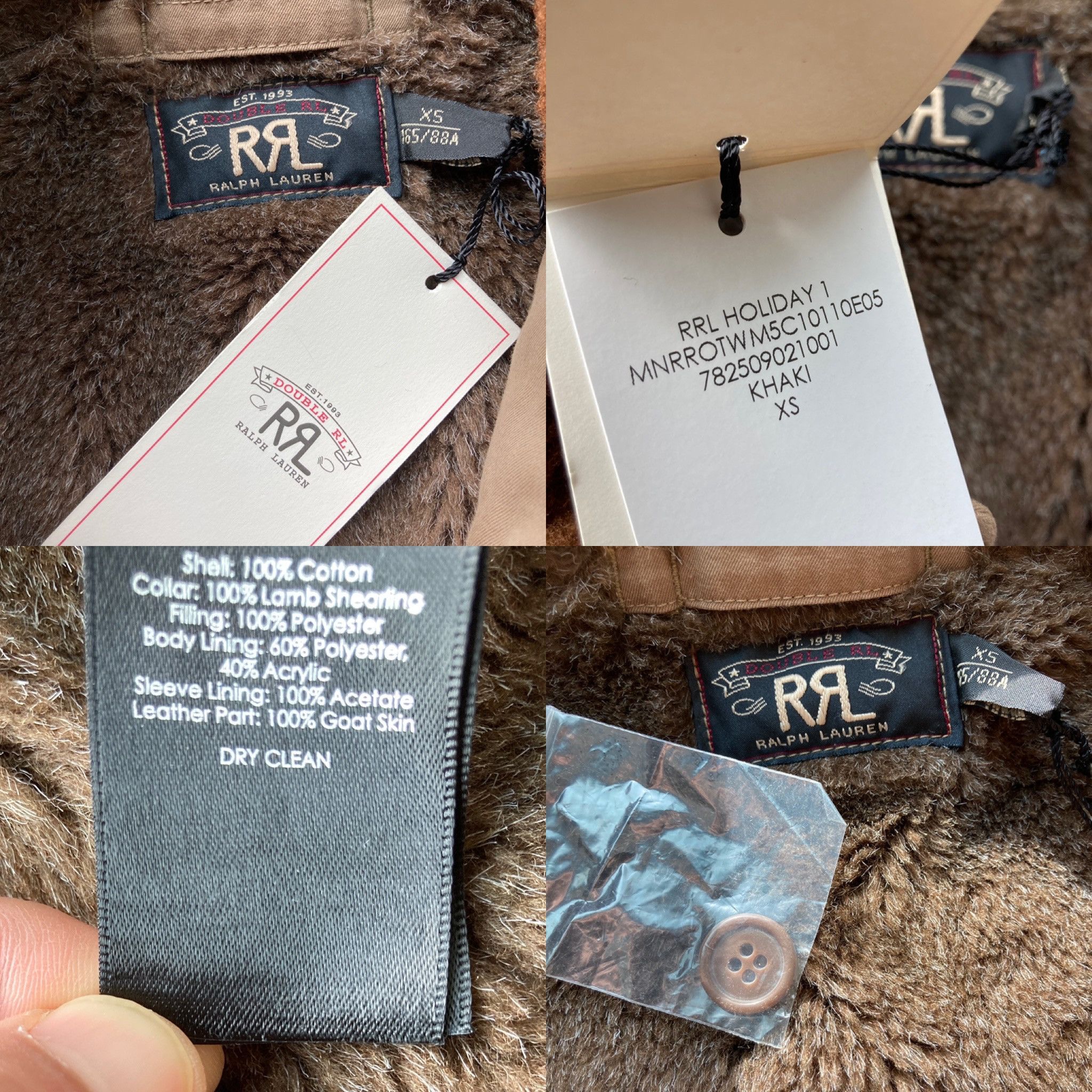 Ralph Lauren Double RL RRL G1 A2 Bomber Military Jacket The Real McCoys Size US XS / EU 42 / 0 - 19 Thumbnail
