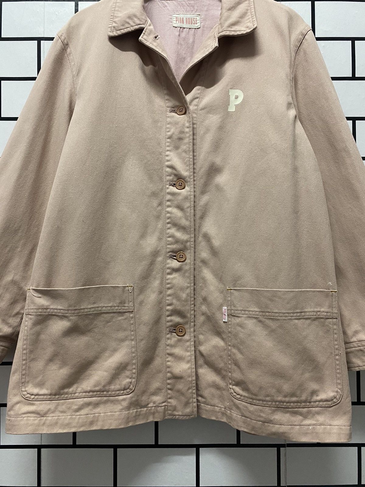 Karl Helmut × Pink House Vintage 80’s Pink House Karl helmut Chore Jacket Size US L / EU 52-54 / 3 - 9 Thumbnail