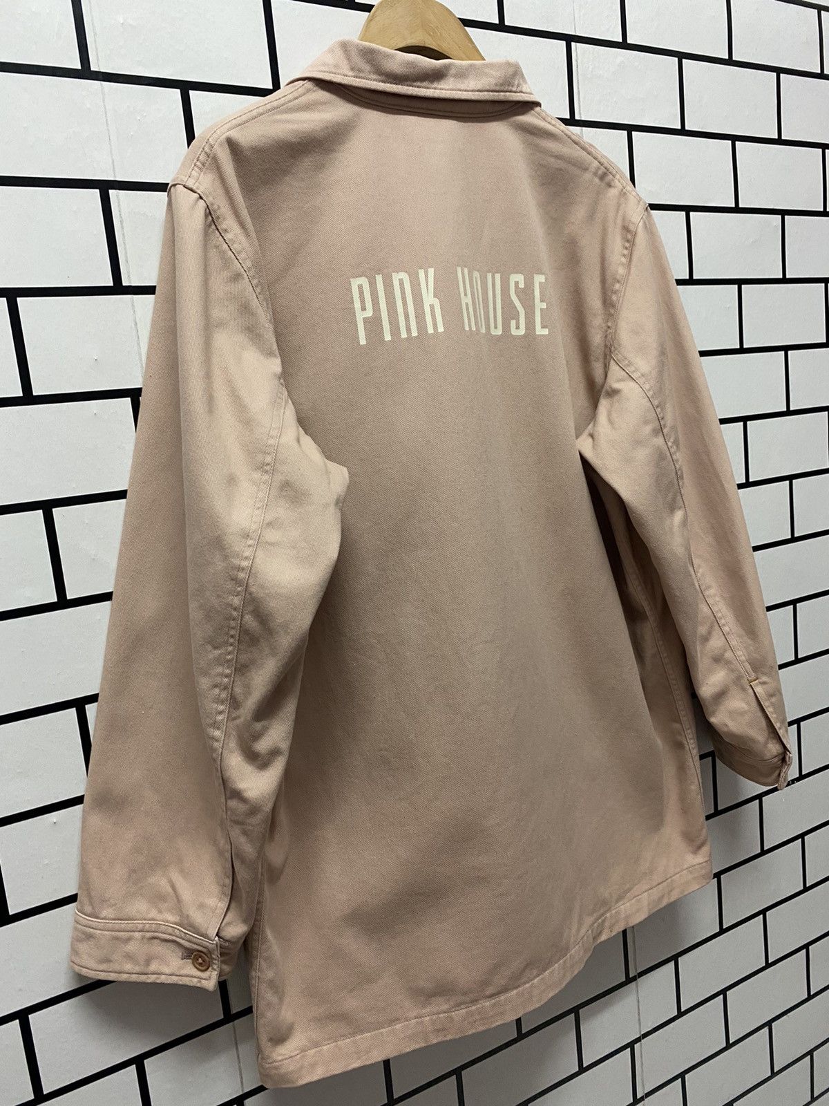 Karl Helmut × Pink House Vintage 80’s Pink House Karl helmut Chore Jacket Size US L / EU 52-54 / 3 - 4 Thumbnail