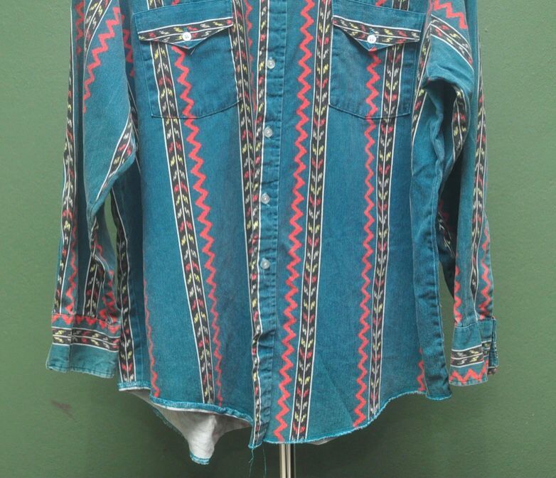 Japanese Brand × Vintage Vintage Texas Shirt Designer Fashion Style Button Up Shirt Size US XL / EU 56 / 4 - 4 Thumbnail
