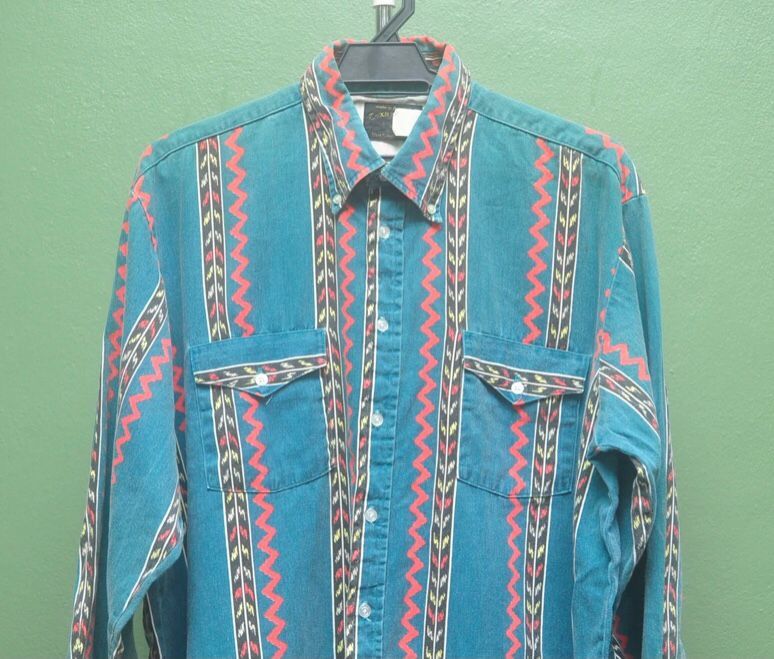 Japanese Brand × Vintage Vintage Texas Shirt Designer Fashion Style Button Up Shirt Size US XL / EU 56 / 4 - 3 Thumbnail