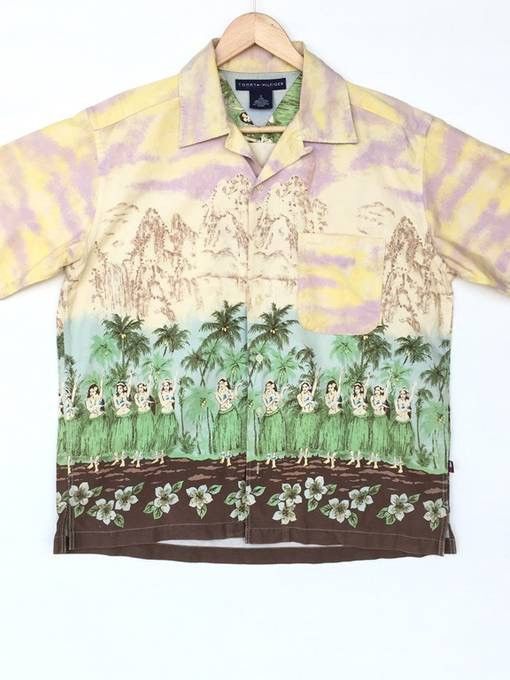 Tommy Hilfiger Tommy Hilfiger Hawaiian Shirt Aloha Hula Girl Hawaii Shirt Size US M / EU 48-50 / 2 - 1 Thumbnail