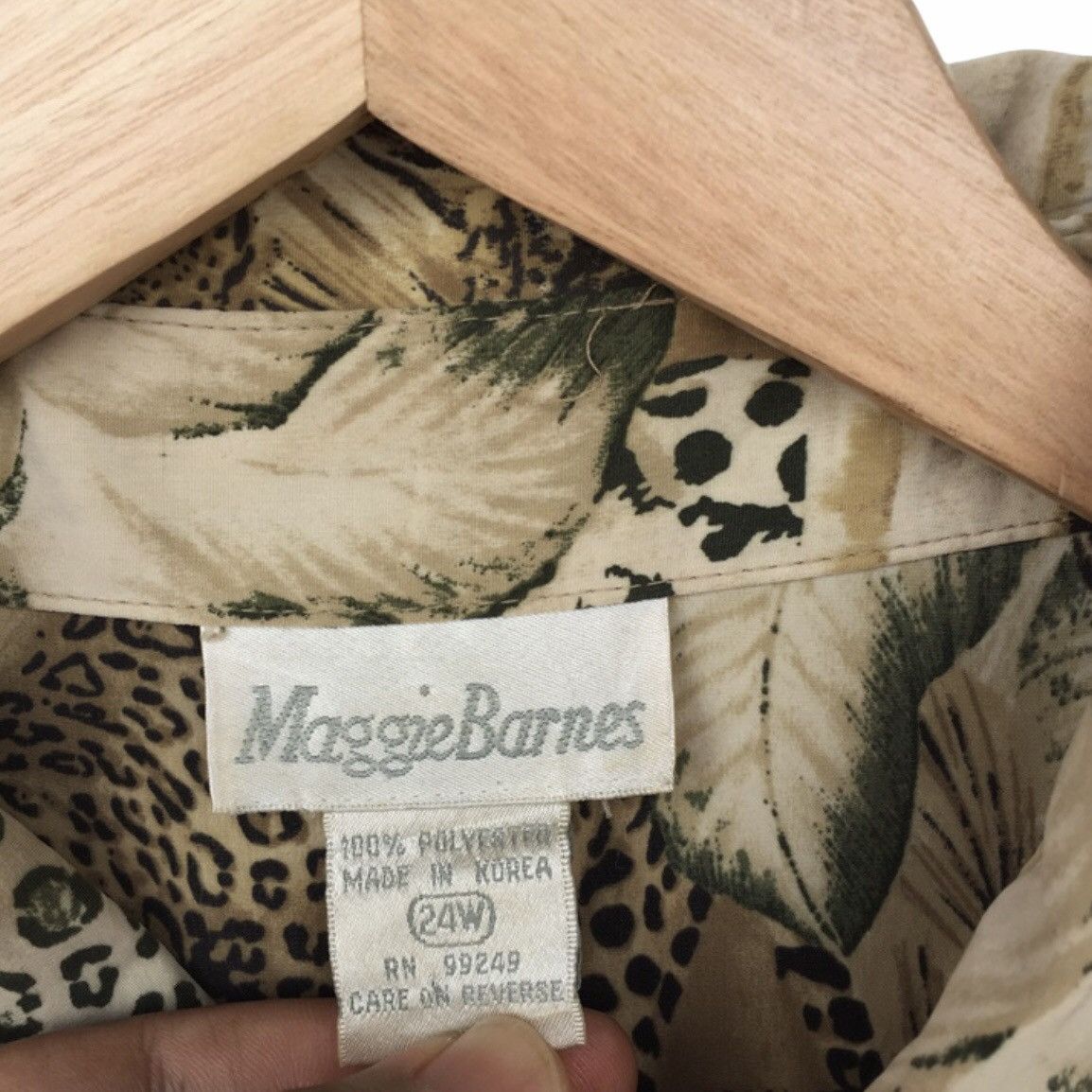 Other Maggie Barnes Hawaiian Baroque Royalty Swag Tiger Shirt Rare Size US XL / EU 56 / 4 - 5 Thumbnail