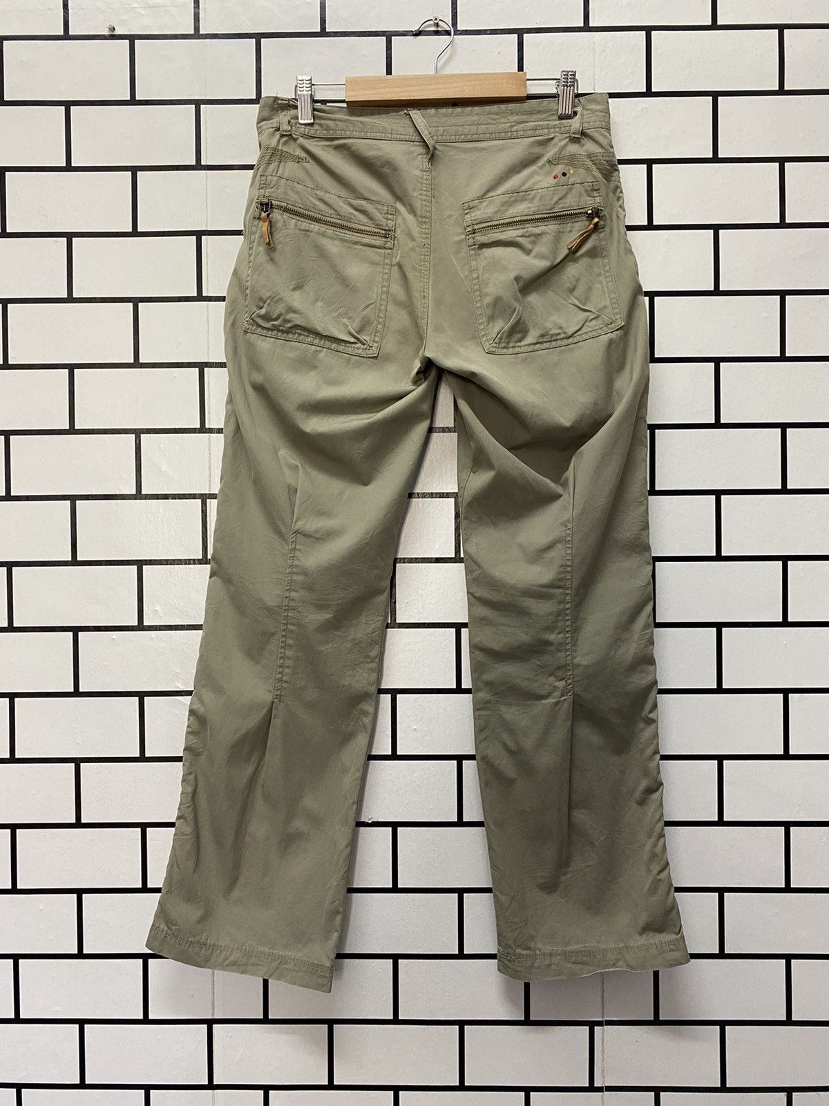Designer × Japanese Brand Japan Brand Kolon Cargo Leather Trim Multi pocket Pants Size US 30 / EU 46 - 7 Thumbnail