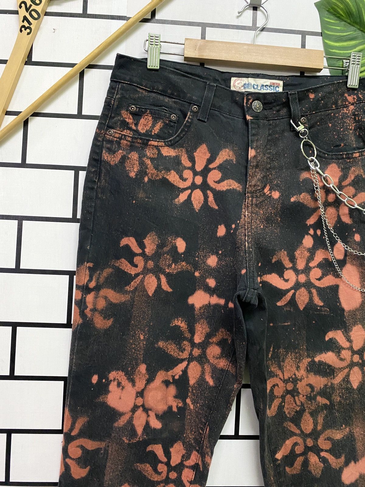 Faded Glory FADED GLORY ACID WASH JEANS Size US 30 / EU 46 - 4 Thumbnail