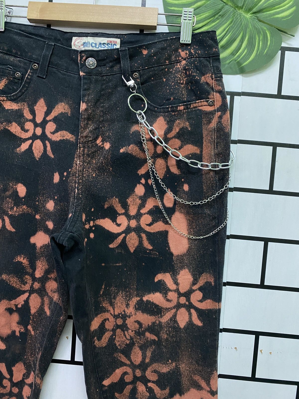 Faded Glory FADED GLORY ACID WASH JEANS Size US 30 / EU 46 - 6 Thumbnail