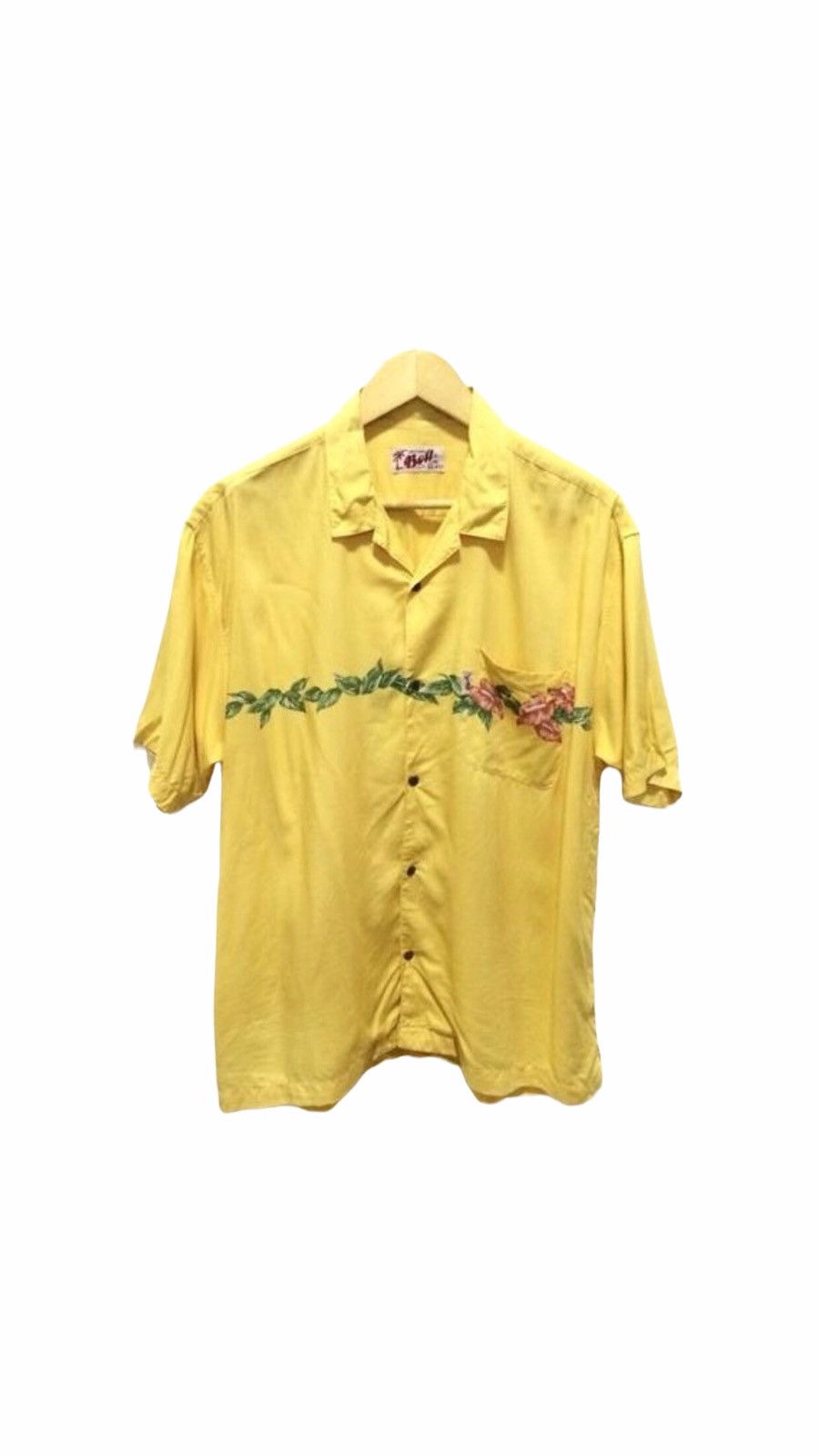 Lightning Bolt Hawaiian Shirt Lightning Bolt Aloha Flowers Rayon Shirt Size US L / EU 52-54 / 3 - 1 Thumbnail
