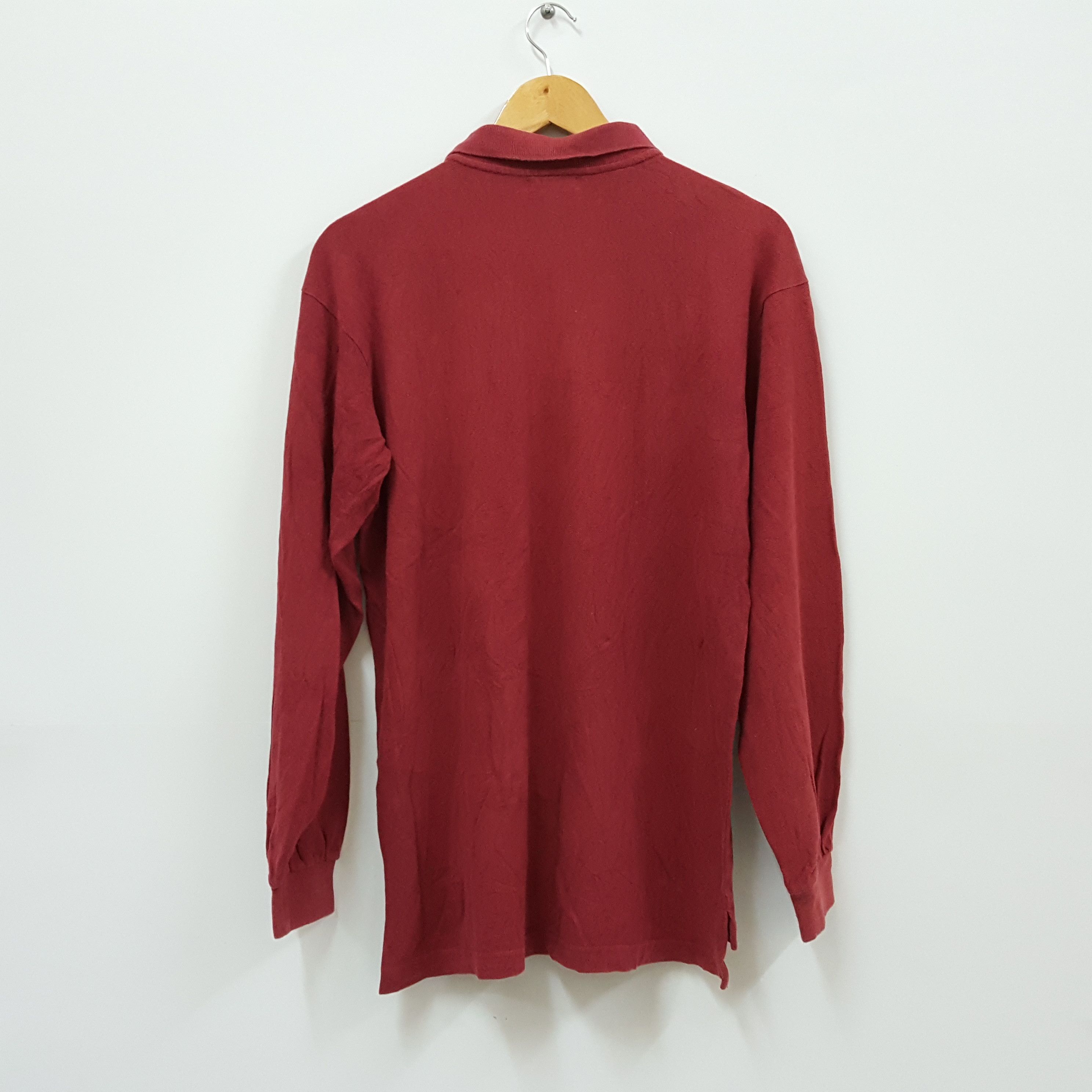 Burberry × Vintage Vintage BURBERRY nice design long sleeve polo shirt Size US L / EU 52-54 / 3 - 2 Thumbnail