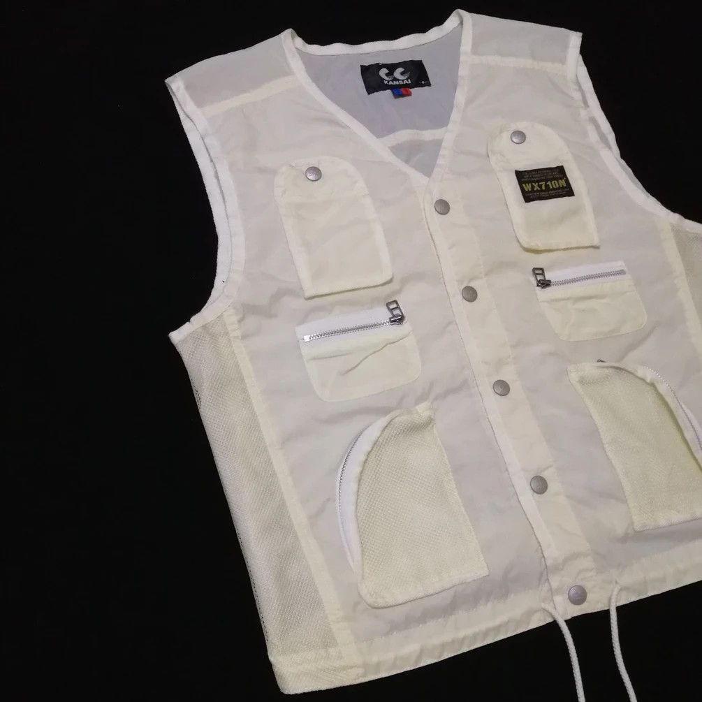 Japanese Brand 🔥Vintage 90s CC kansai vest netting Size US M / EU 48-50 / 2 - 3 Thumbnail