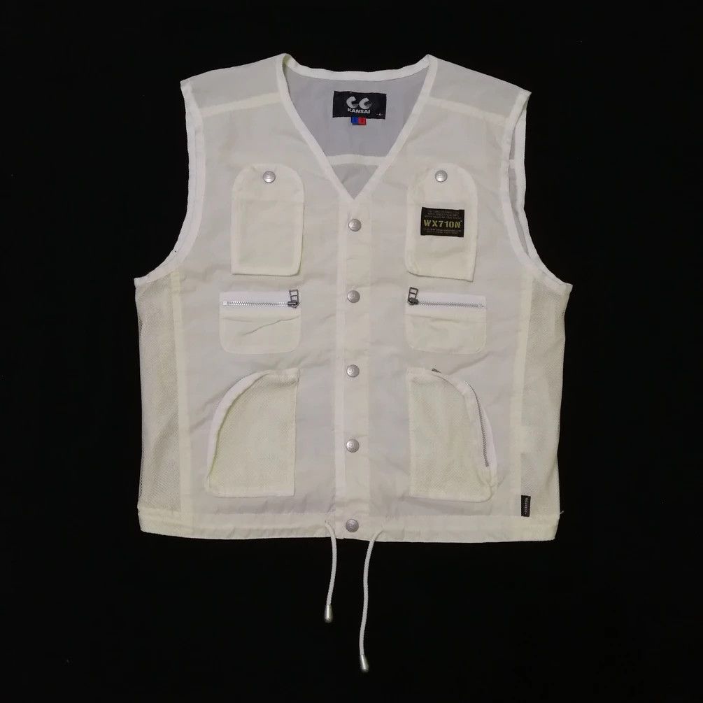 Japanese Brand 🔥Vintage 90s CC kansai vest netting Size US M / EU 48-50 / 2 - 1 Thumbnail