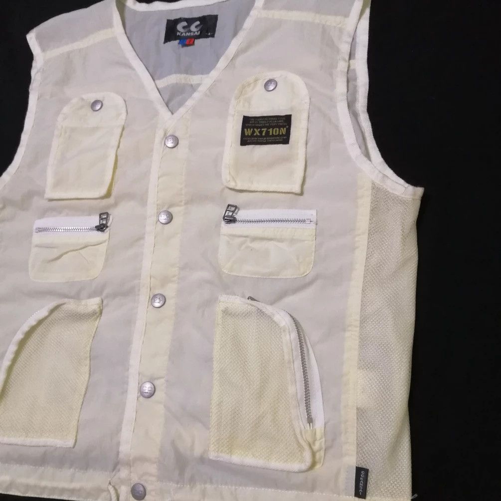 Japanese Brand 🔥Vintage 90s CC kansai vest netting Size US M / EU 48-50 / 2 - 4 Thumbnail