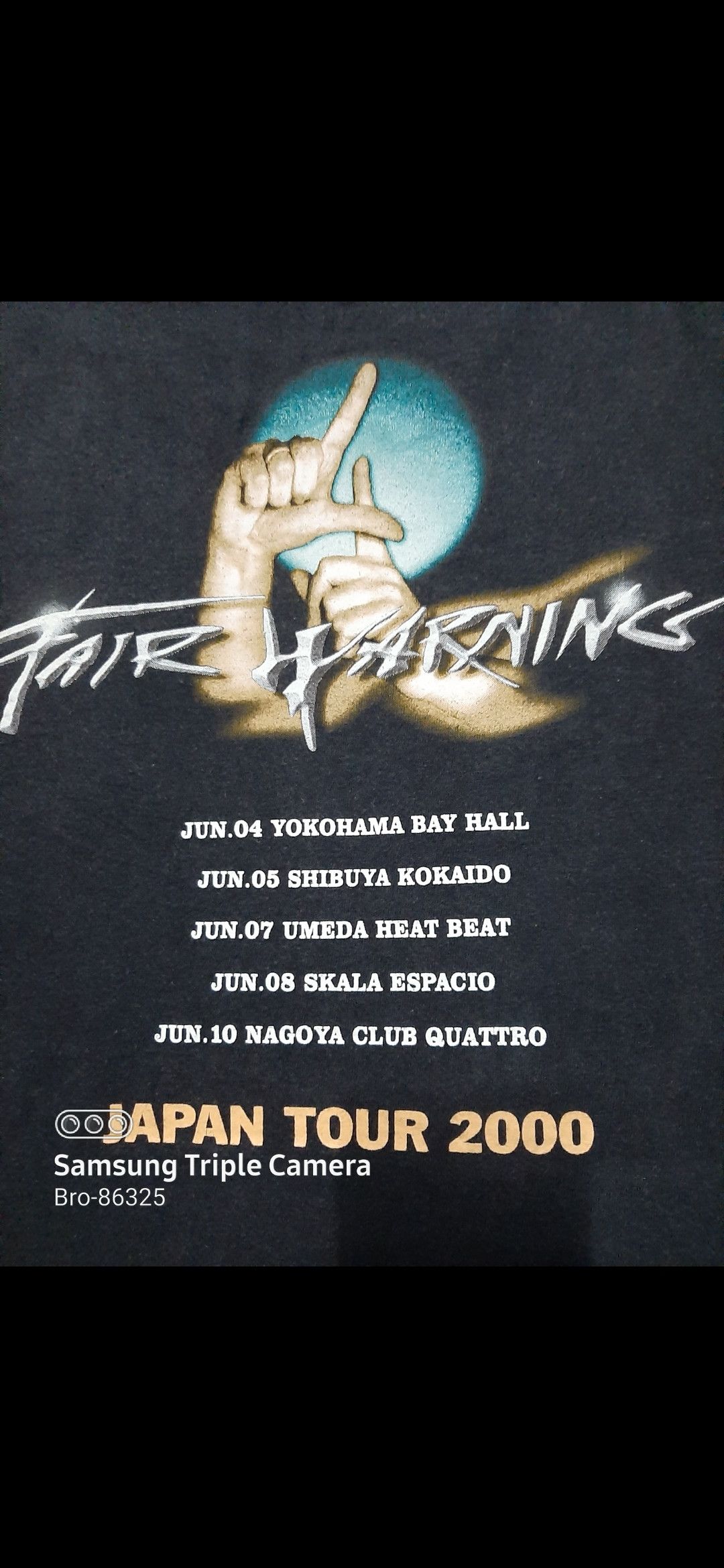 Band Tees × Vintage VINTAGE JAPAN TOUR 2000 FAIR WARNING ROCK BAND Tour Size US M / EU 48-50 / 2 - 2 Thumbnail