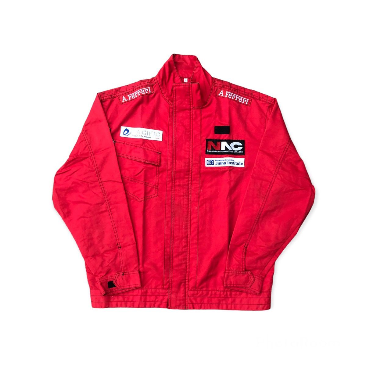 Nakanihon Automotive College Ferrari Racing Uniform Jacket