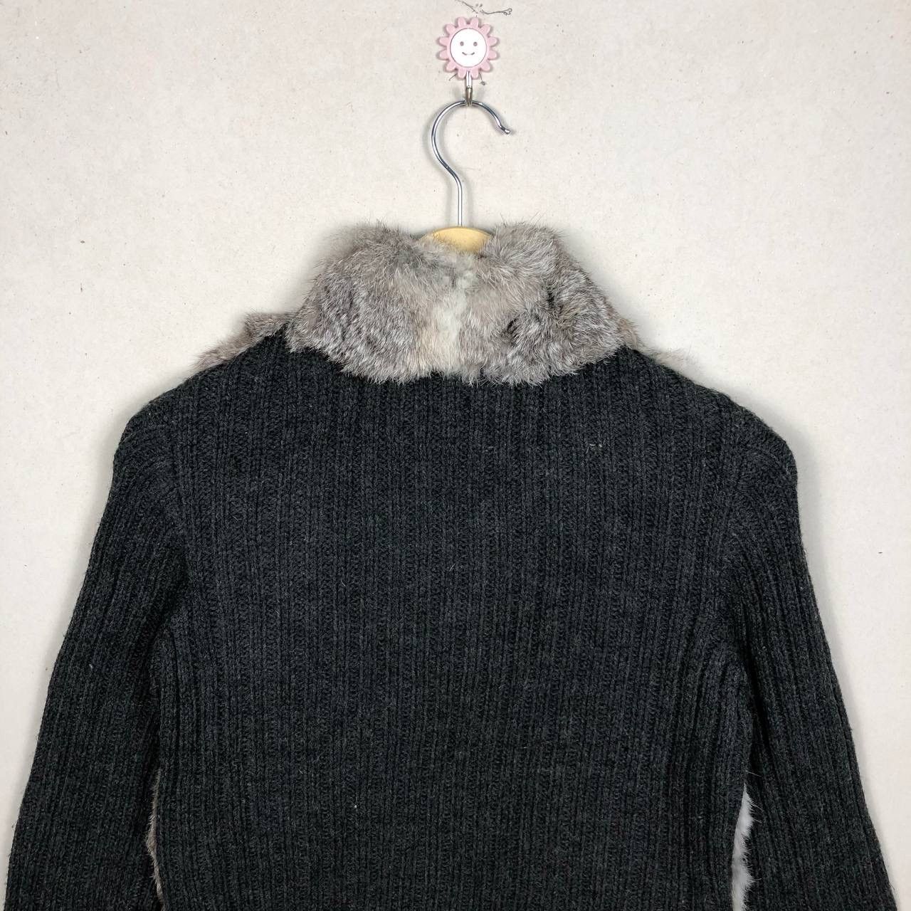 Japanese Brand Japanese Faux Fur Knitwear Jacket Sweater Size US S / EU 44-46 / 1 - 6 Thumbnail