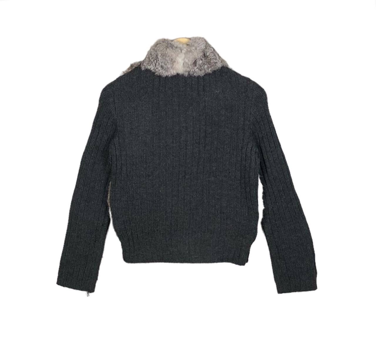 Japanese Brand Japanese Faux Fur Knitwear Jacket Sweater Size US S / EU 44-46 / 1 - 2 Thumbnail