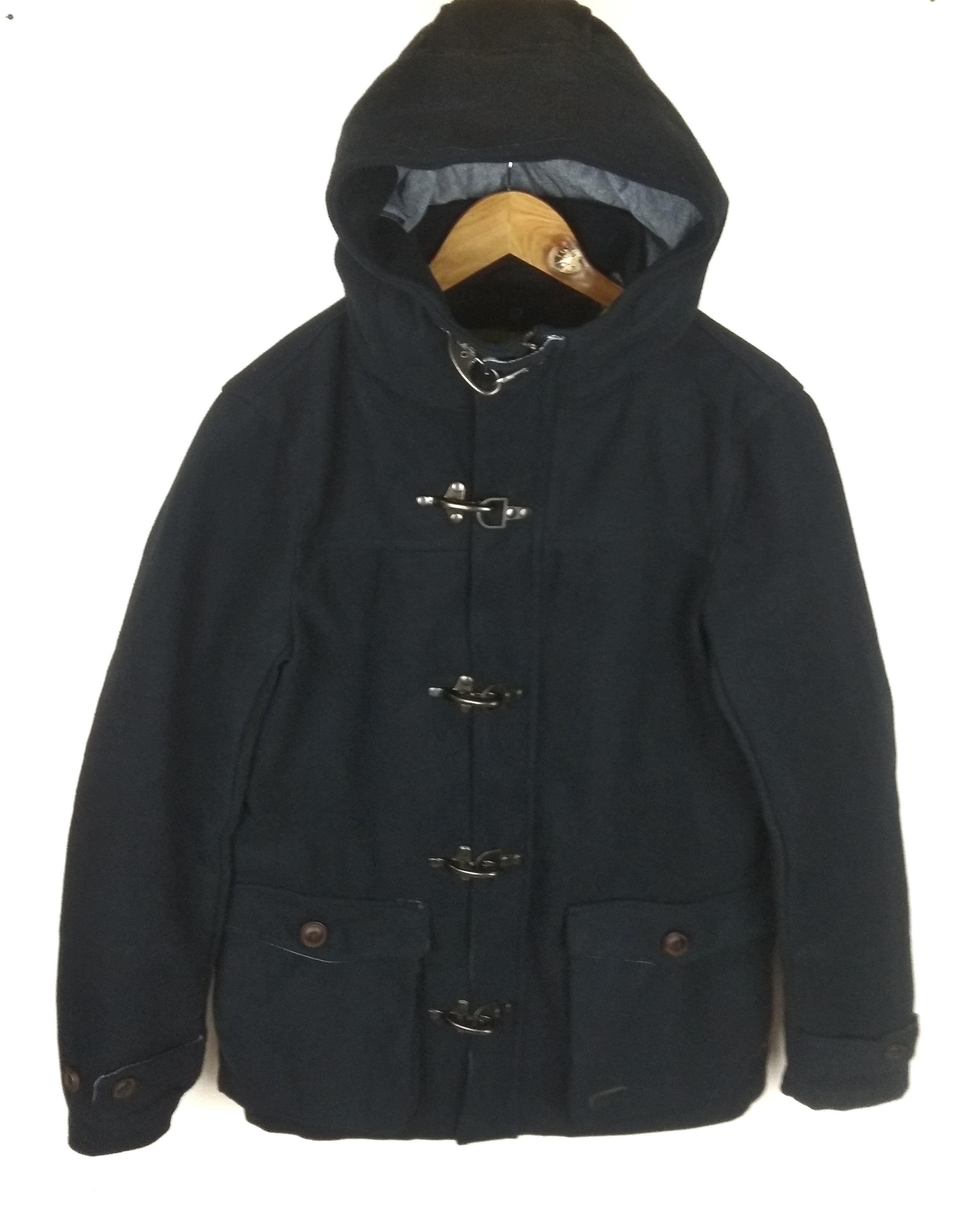 Pull & Bear Pull & Bear Coat Jacket Hoodie Buckles Back Hooked Button Size US L / EU 52-54 / 3 - 1 Thumbnail