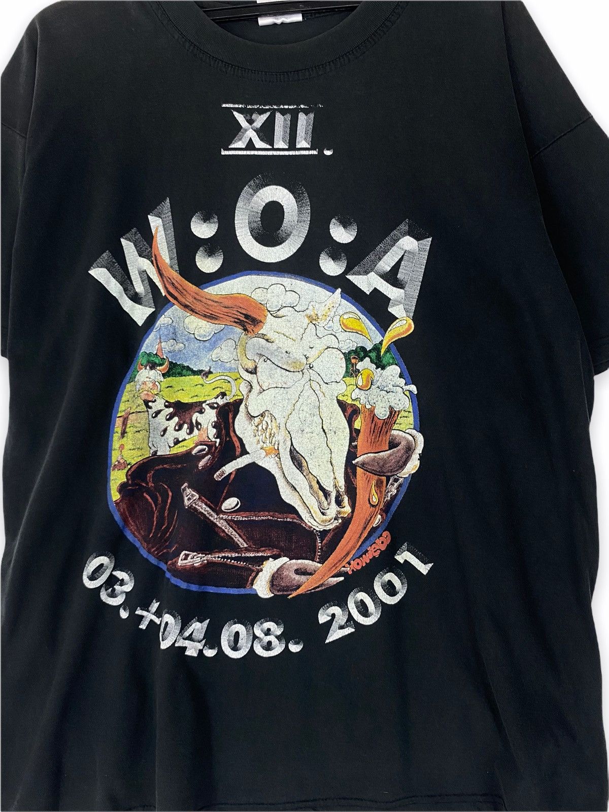 Band Tees Vintage Wacken Open Air 2001 WOA heavy metal music festival Size US L / EU 52-54 / 3 - 2 Thumbnail