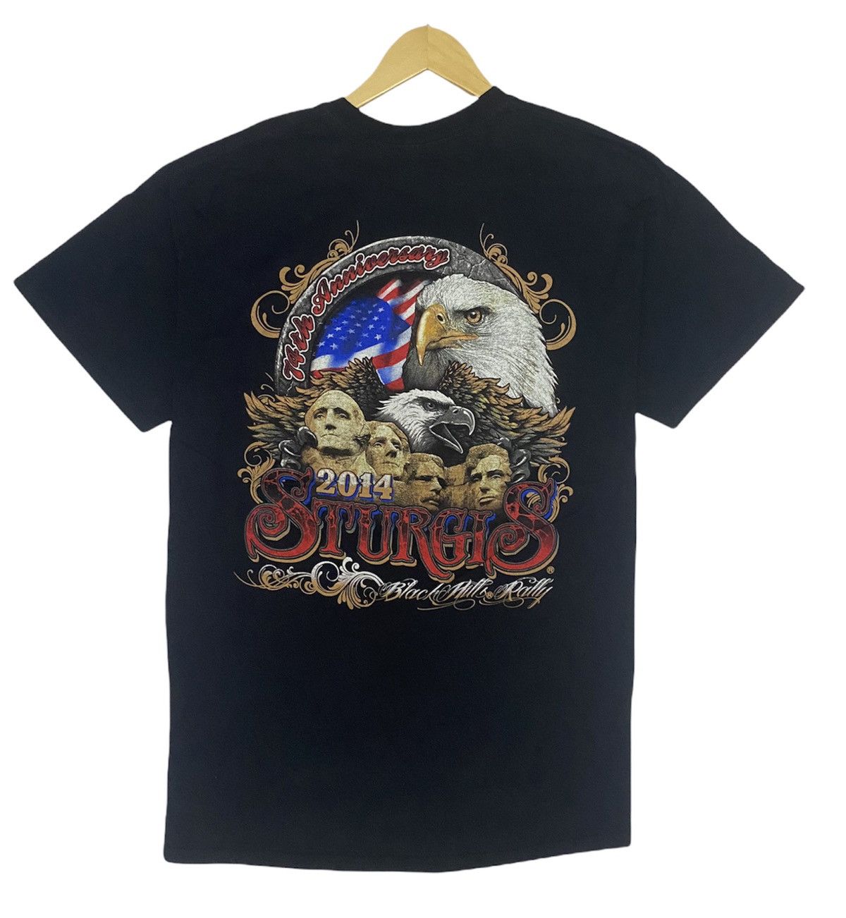 Vintage × West Coast Choppers Sturgis Big Print T-Shirt Size US M / EU 48-50 / 2 - 1 Thumbnail