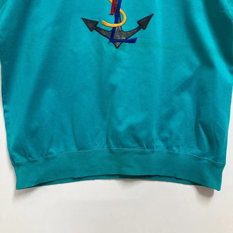 Yves Saint Laurent Vintage 90s Yves Saint Laurent YSL Crewneck T-Shirt M / L Size US L / EU 52-54 / 3 - 5 Thumbnail