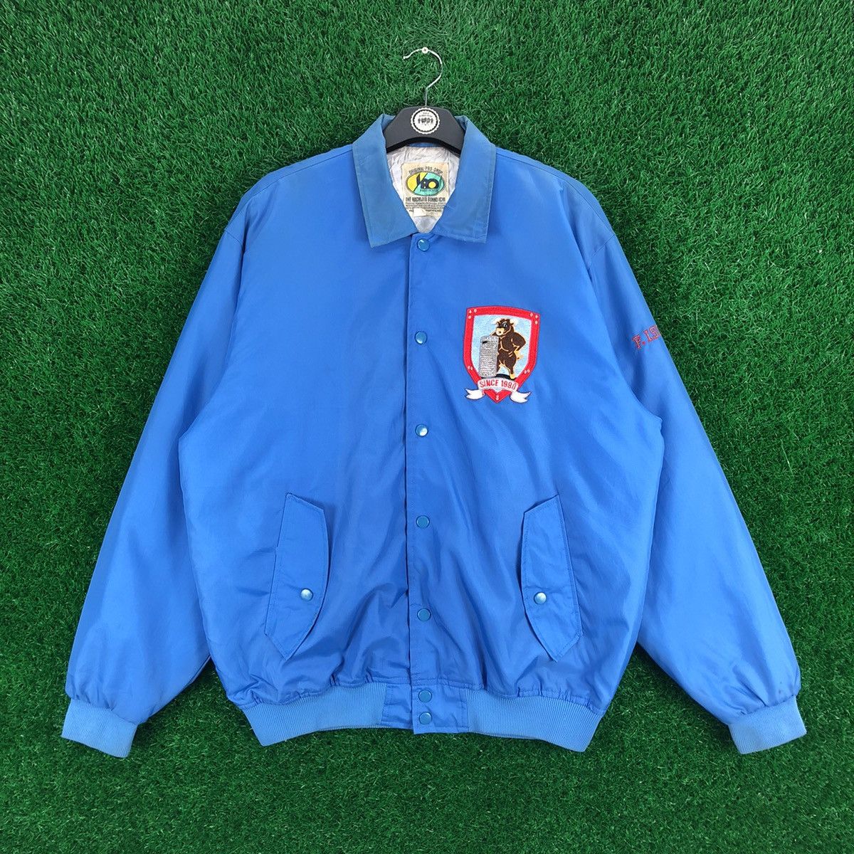 Japanese Brand Vintage Yokohama Riot Squad Team 13 Embroidery Bomber Jacket Size US L / EU 52-54 / 3 - 4 Thumbnail