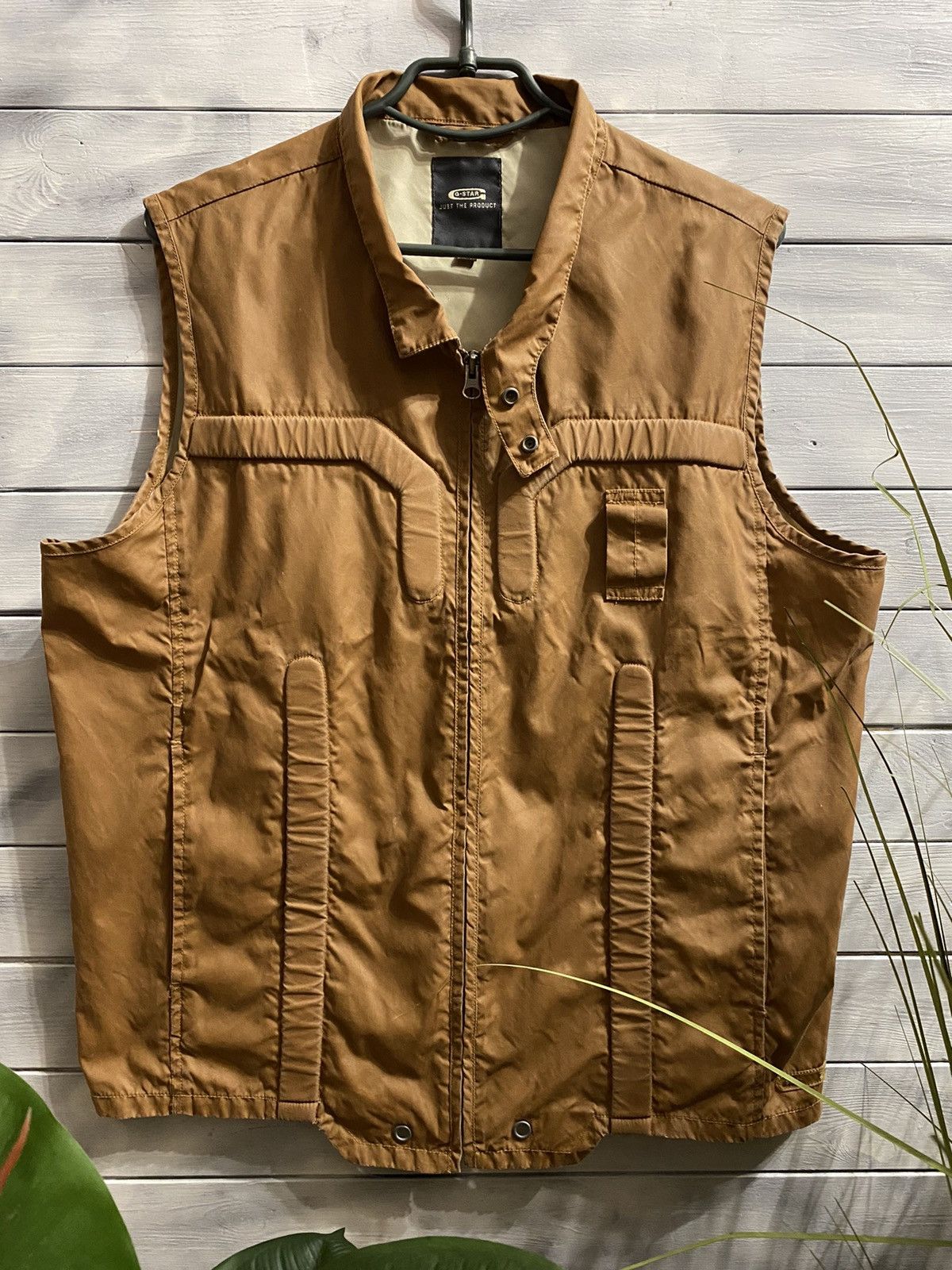 G-Star Rare Vintage Nylon Vest G-star Avant-gard Style Y2K. Size US L / EU 52-54 / 3 - 1 Thumbnail