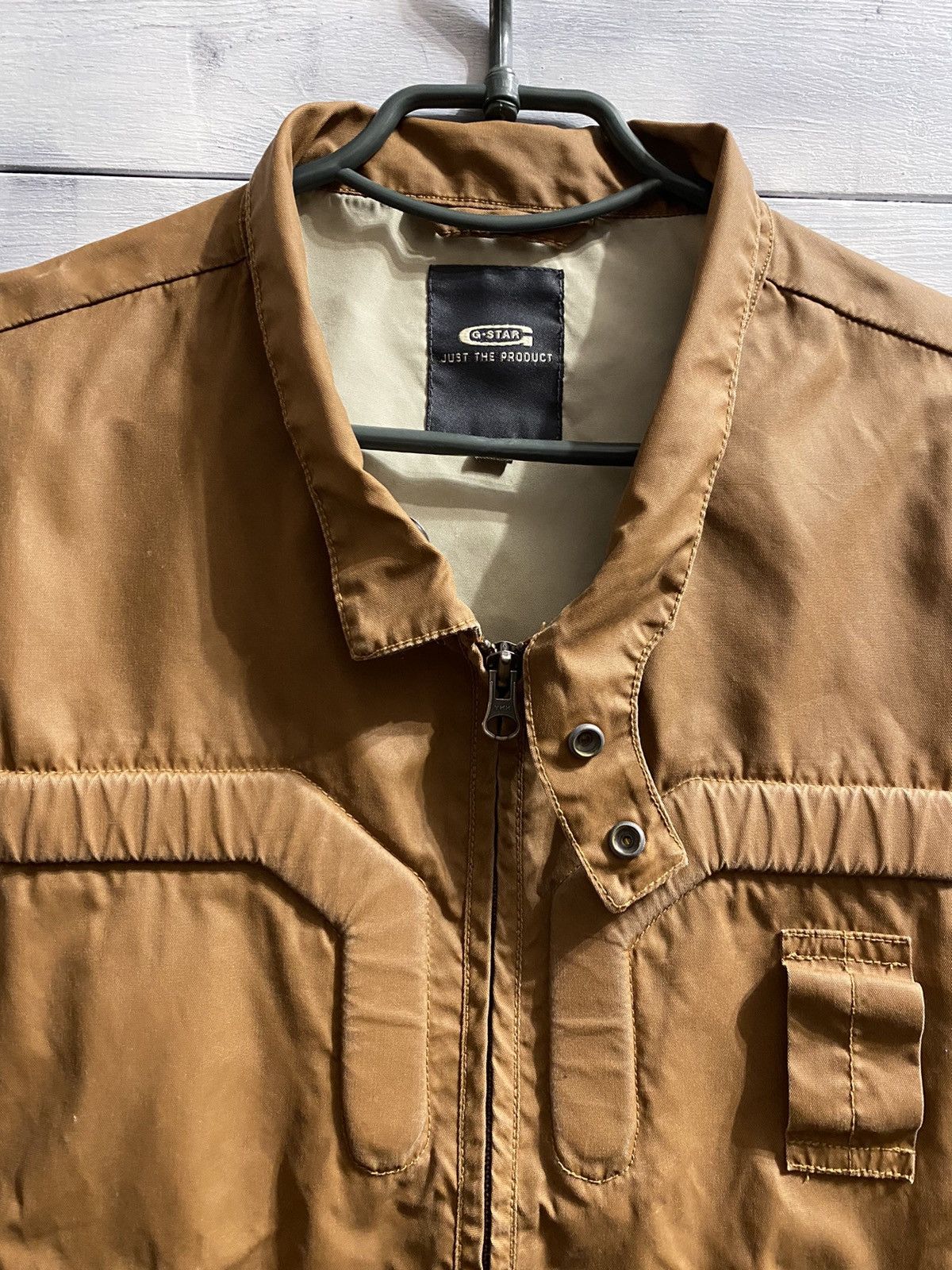 G-Star Rare Vintage Nylon Vest G-star Avant-gard Style Y2K. Size US L / EU 52-54 / 3 - 3 Thumbnail