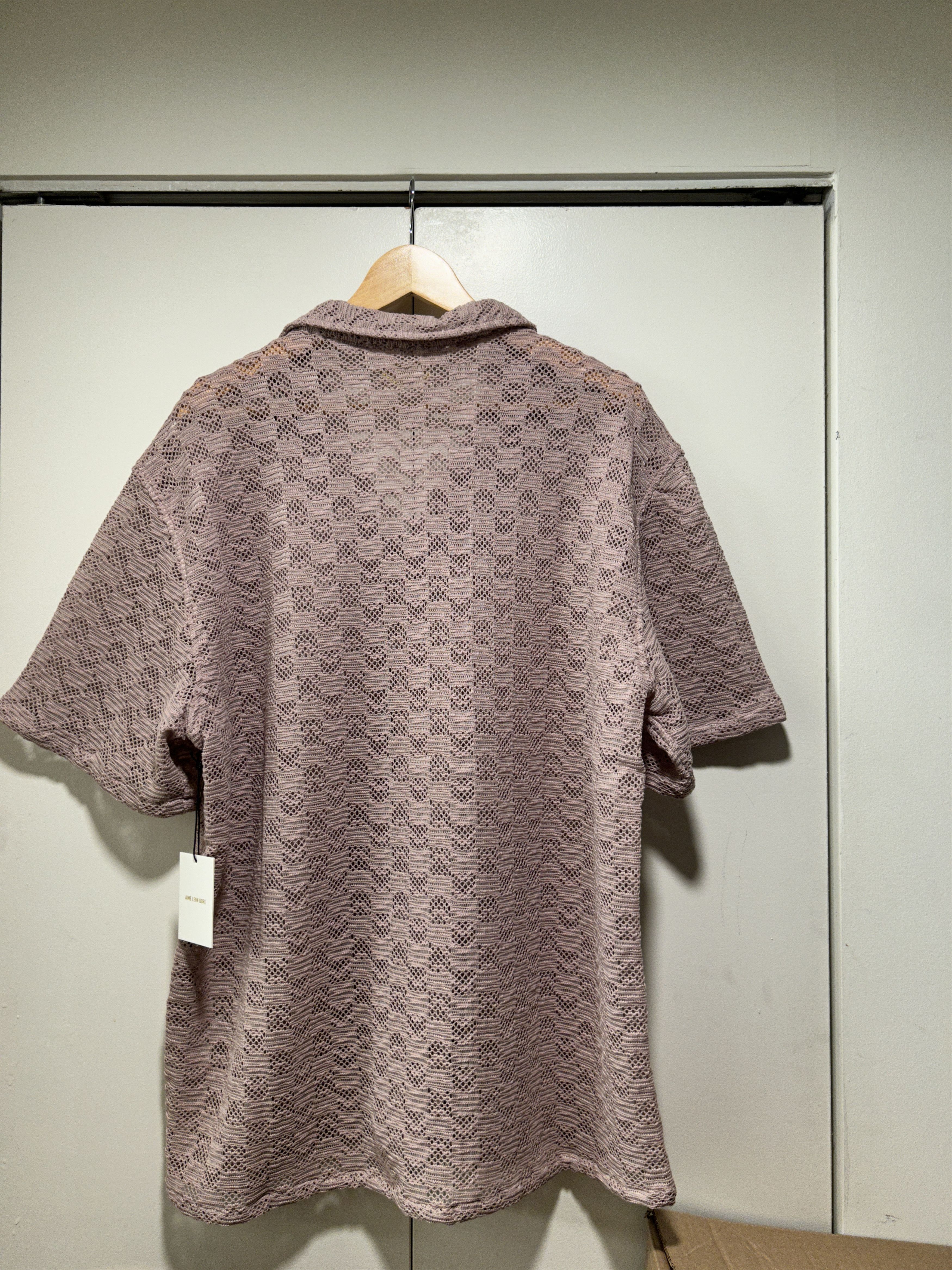 Aime Leon Dore Aime leon Dore Rico s/s 23 violet lace up shirt Size US XL / EU 56 / 4 - 3 Thumbnail
