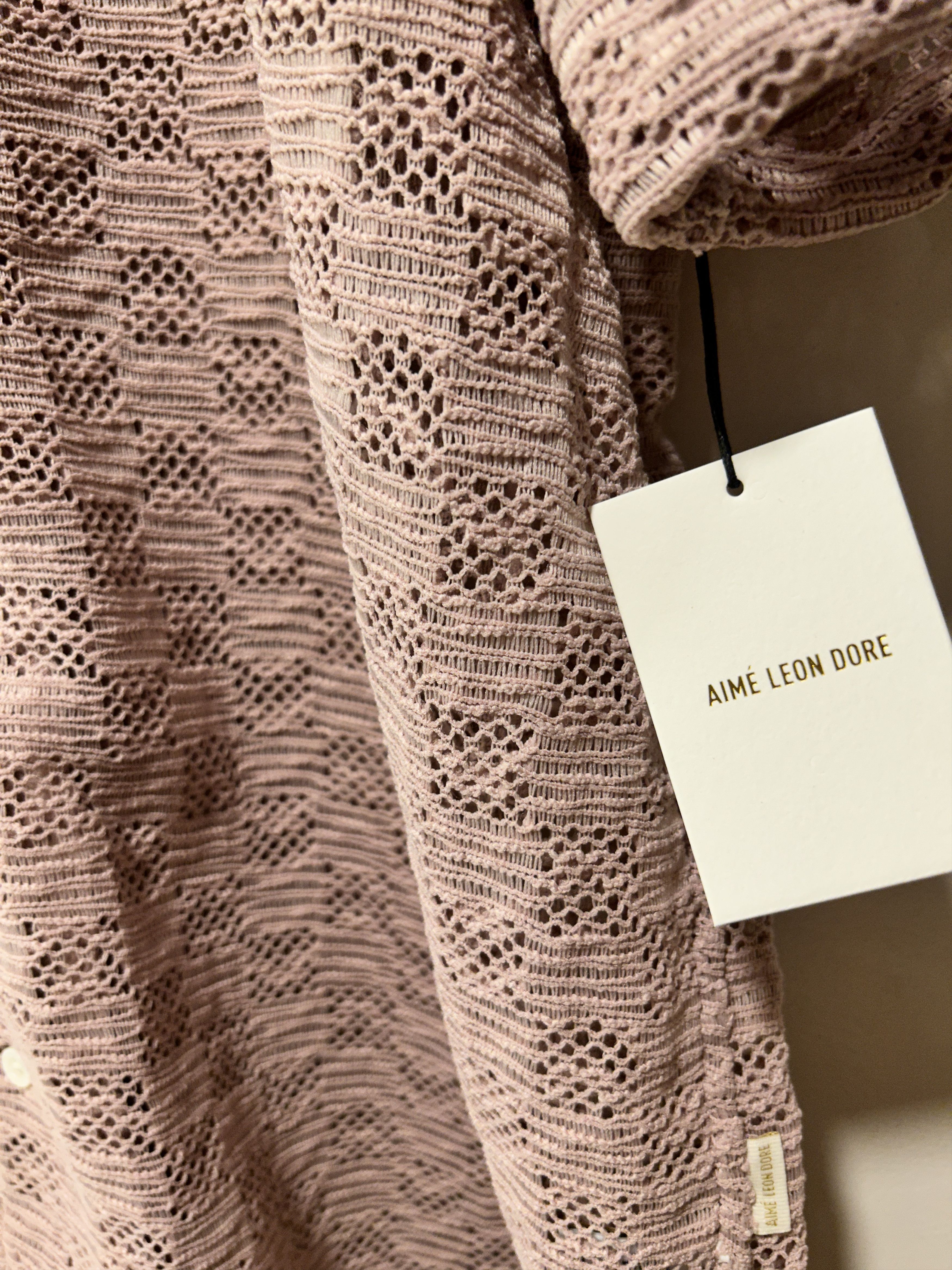 Aime Leon Dore Aime leon Dore Rico s/s 23 violet lace up shirt Size US XL / EU 56 / 4 - 2 Thumbnail
