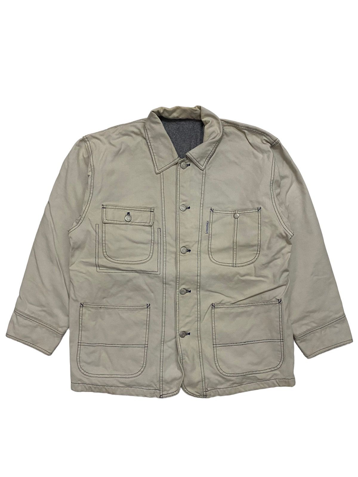 Blue Blue Japan × Japanese Brand JAPANESE Designer Neyries Chore Jacket Size US L / EU 52-54 / 3 - 1 Thumbnail