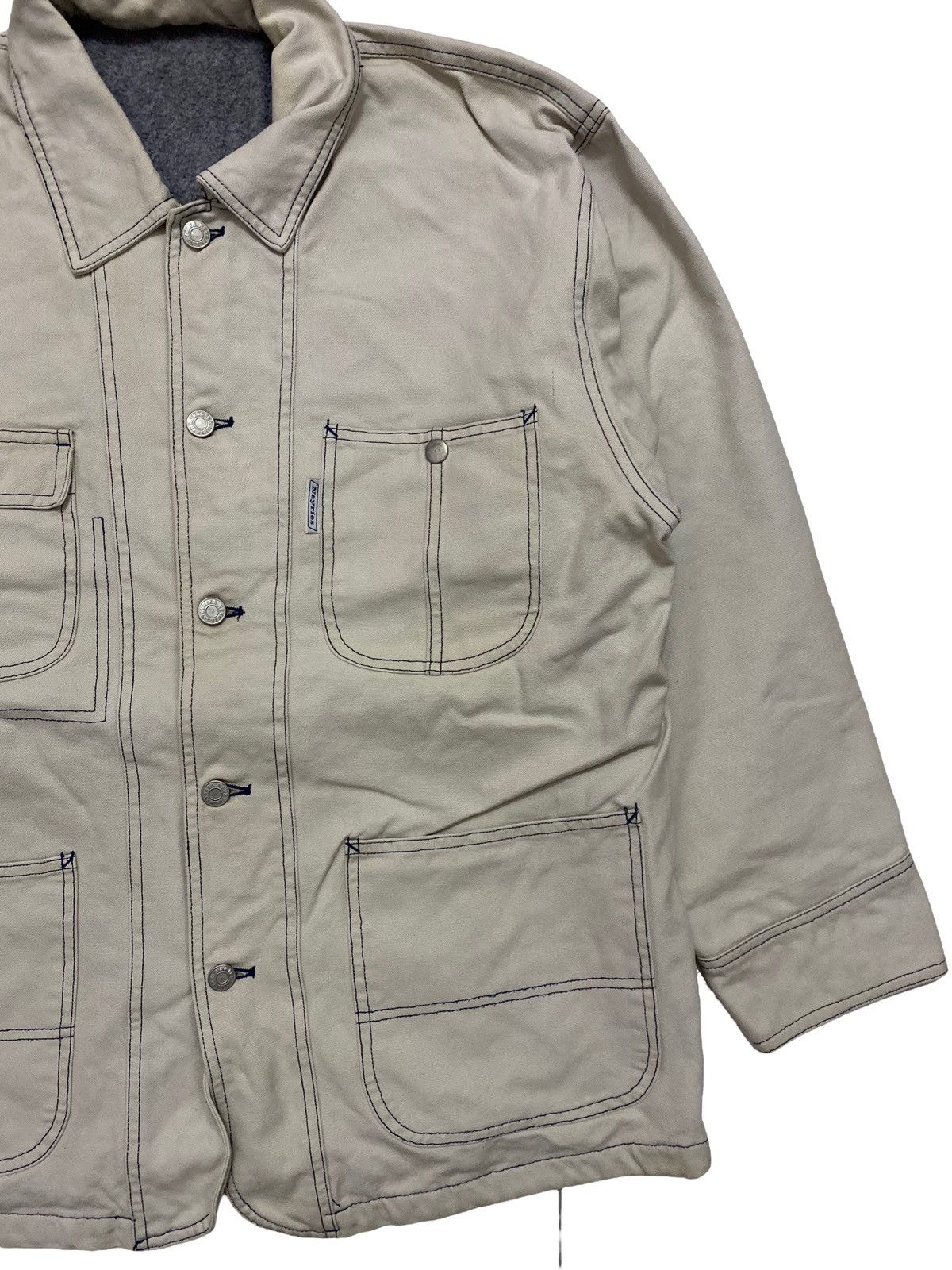 Blue Blue Japan × Japanese Brand JAPANESE Designer Neyries Chore Jacket Size US L / EU 52-54 / 3 - 3 Thumbnail