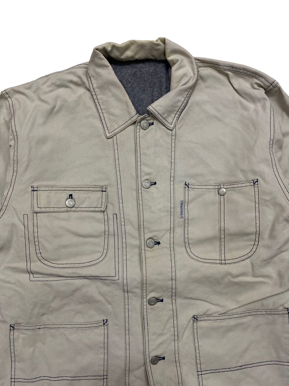 Blue Blue Japan × Japanese Brand JAPANESE Designer Neyries Chore Jacket Size US L / EU 52-54 / 3 - 4 Thumbnail