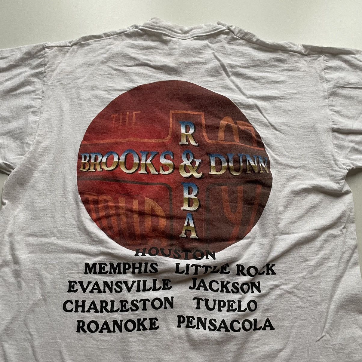 Band Tees Vintage 1990s Brooks & Dunn & Reba Tour Graphic T Shirt XL Size US XL / EU 56 / 4 - 5 Thumbnail