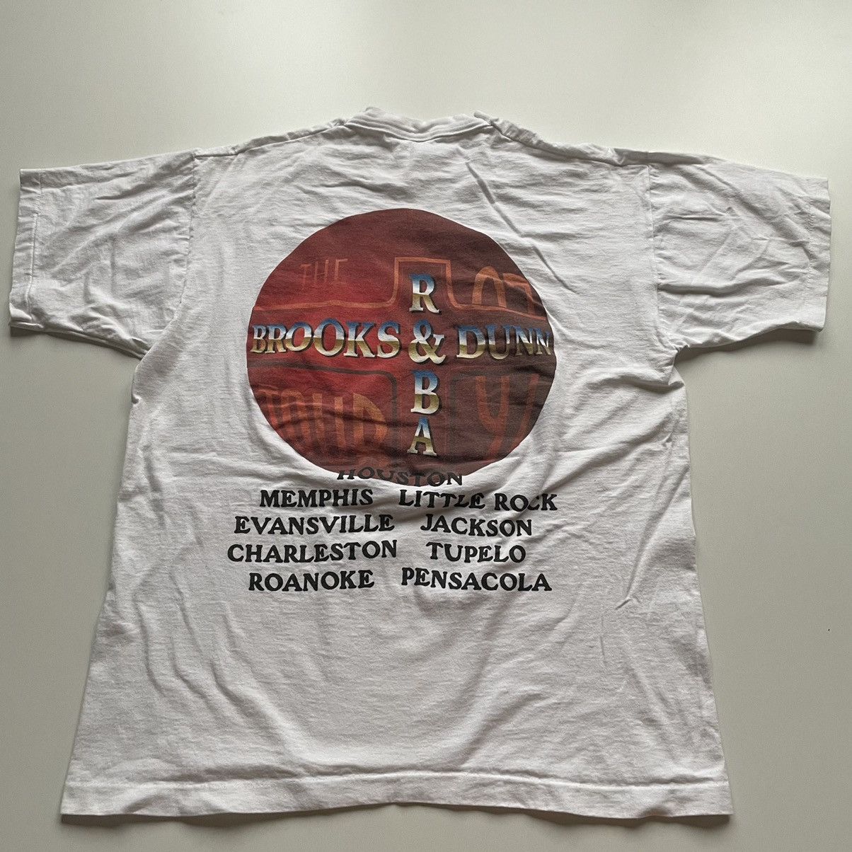 Band Tees Vintage 1990s Brooks & Dunn & Reba Tour Graphic T Shirt XL Size US XL / EU 56 / 4 - 4 Thumbnail